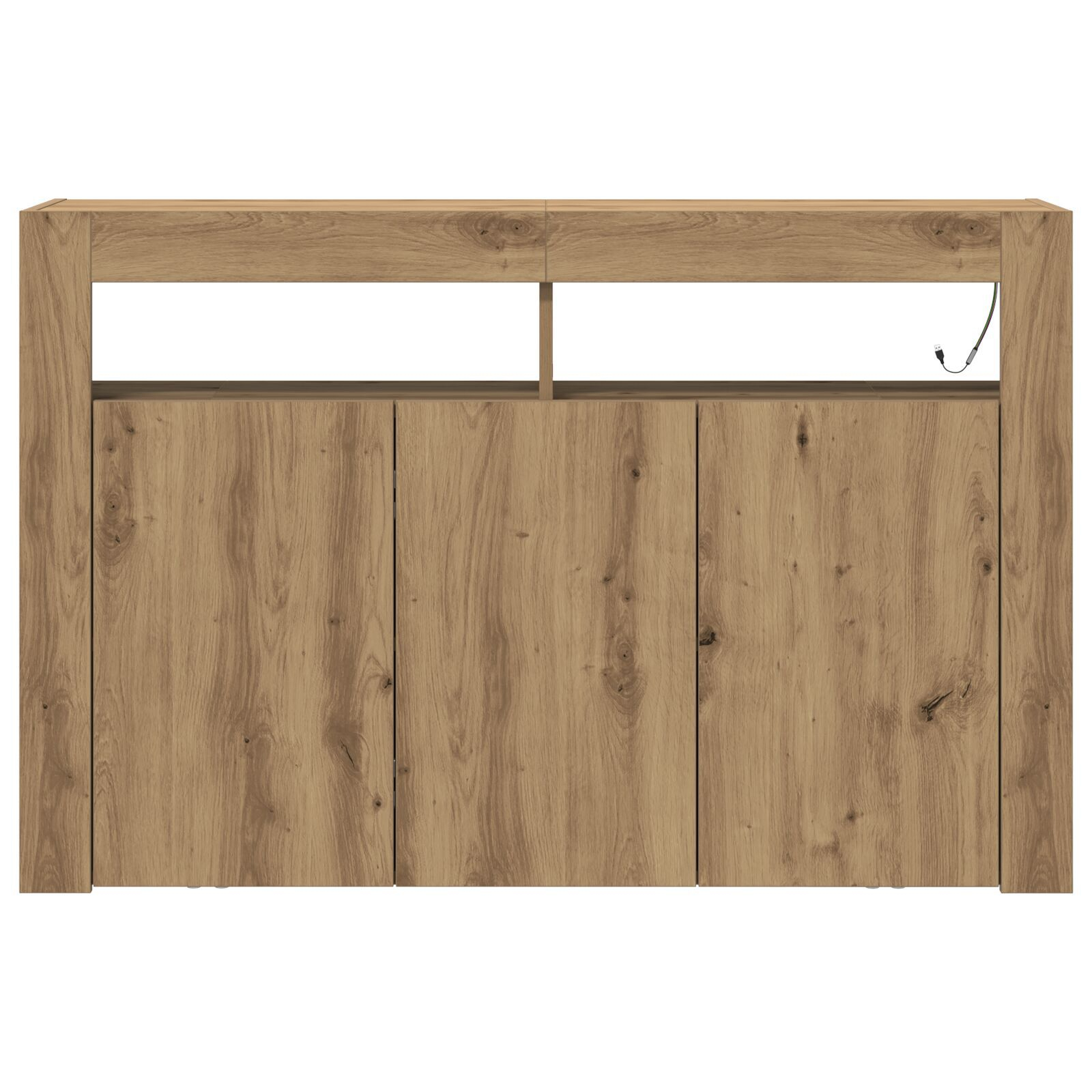 vidaXL bufet Stejar Artisan Lemn Ingineresc 116 x 30 x 75 cm Bufet vidaXL bufet Stejar Artisan Lemn Ingineresc 116 x 30 x 75 cm Bufet