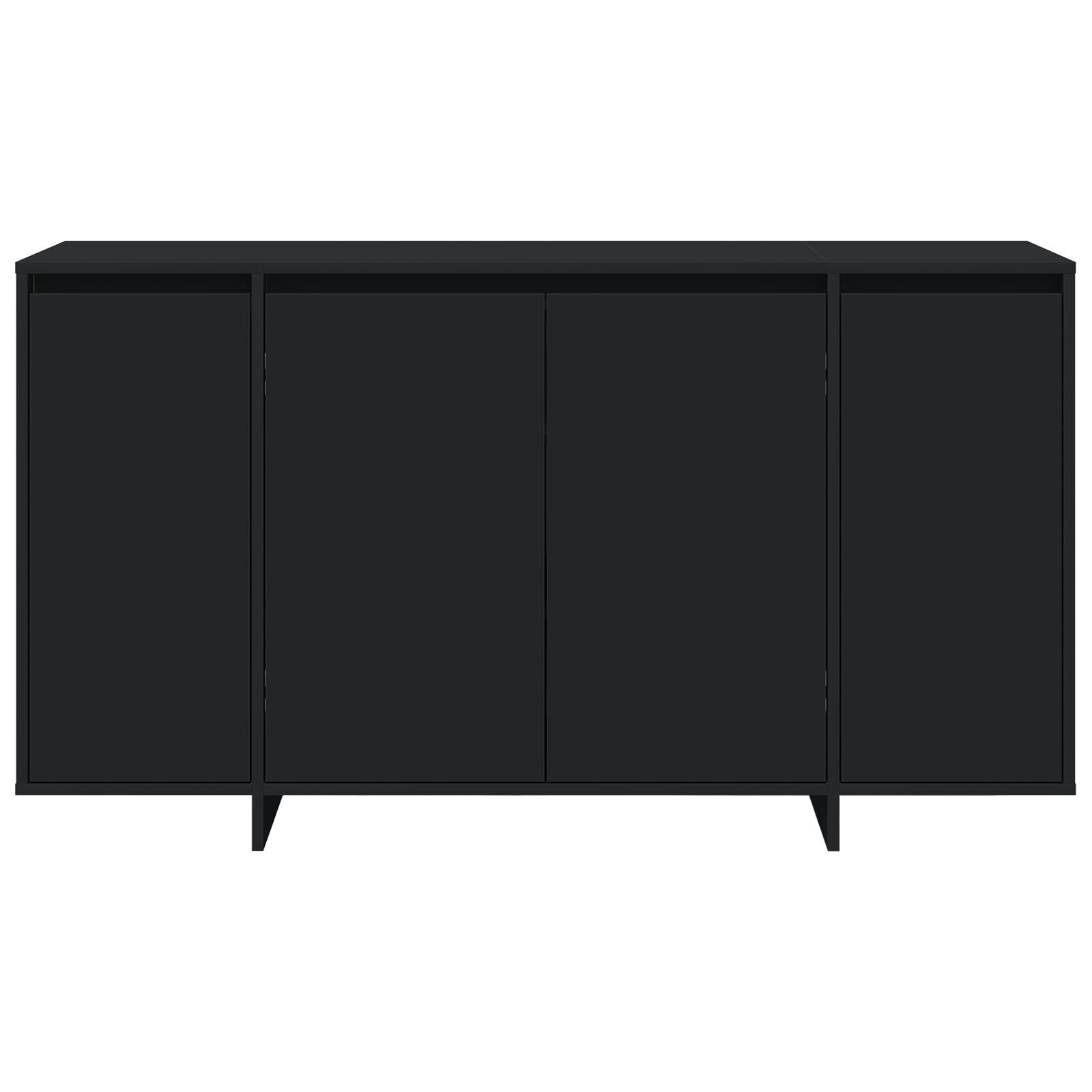 vidaXL Bufet Negru Negru Lemn rezistent 135 x 41 x 75 cm Bufet Negru vidaXL Bufet Negru Negru Lemn rezistent 135 x 41 x 75 cm Bufet Negru