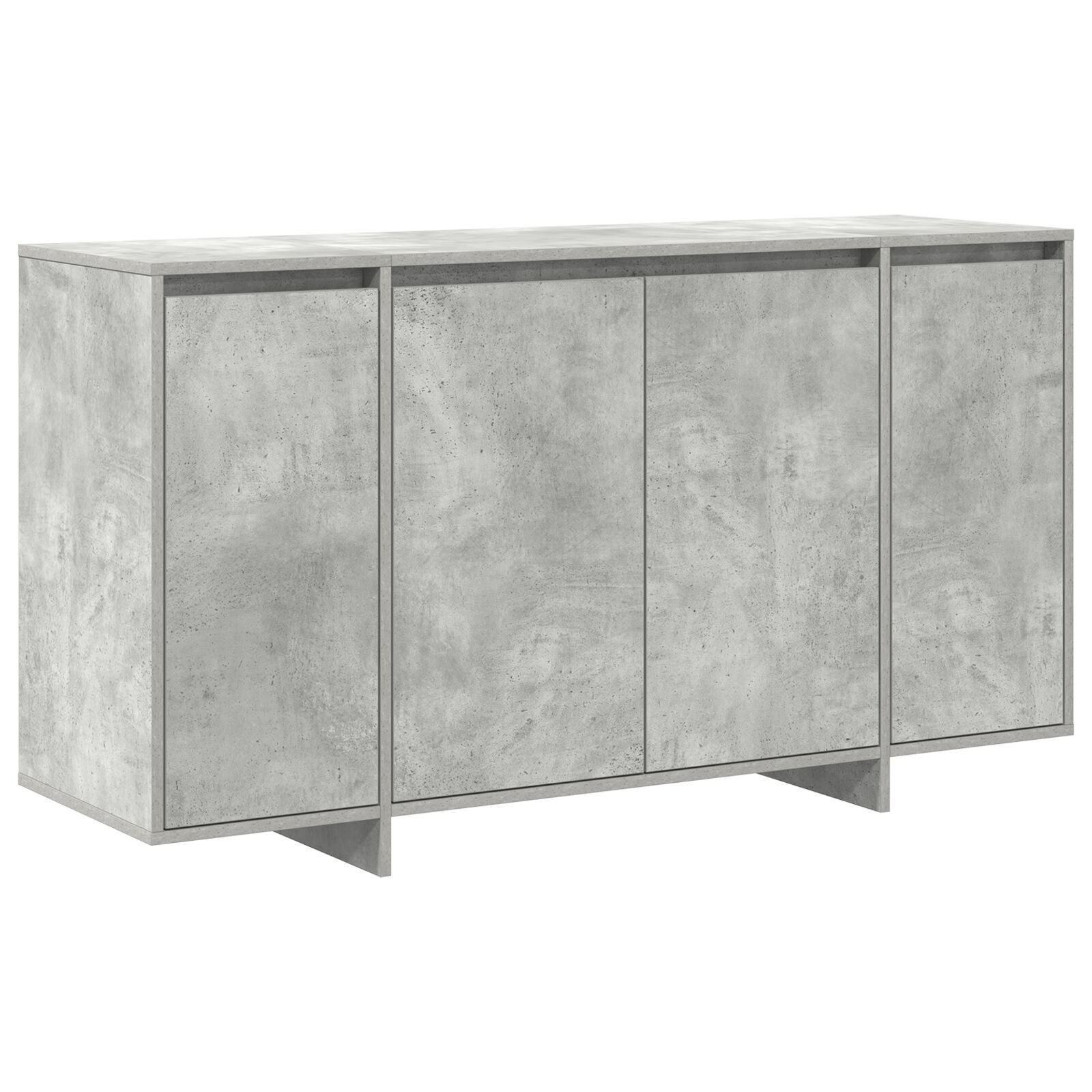 vidaXL Bufet gri din beton Beton gri Lemn prelucrat 135 x 41 x 75 cm vidaXL Bufet gri din beton Beton gri Lemn prelucrat 135 x 41 x 75 cm