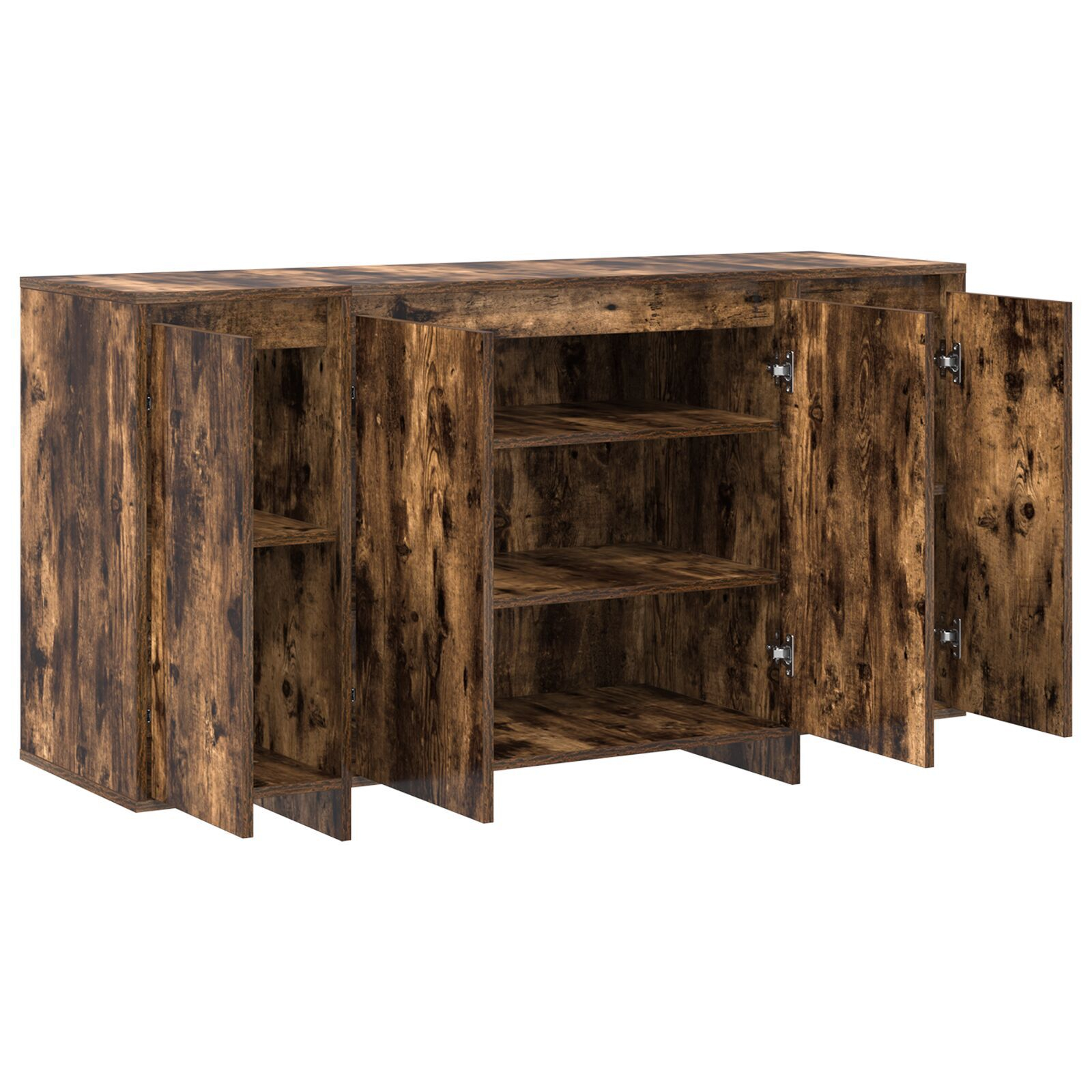 vidaXL Bufet din Stejar Afumat Stejar Afumat Lemn 135 x 41 x 75 cm