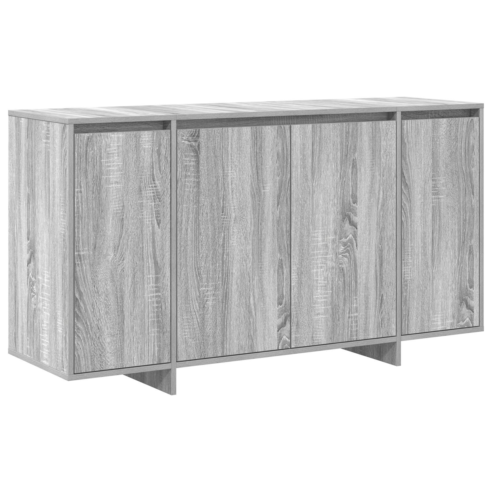 vidaXL Bufet Gri Gri Sonoma Lemn prelucrat 135 x 41 x 75 cm Bufet Gri vidaXL Bufet Gri Gri Sonoma Lemn prelucrat 135 x 41 x 75 cm Bufet Gri