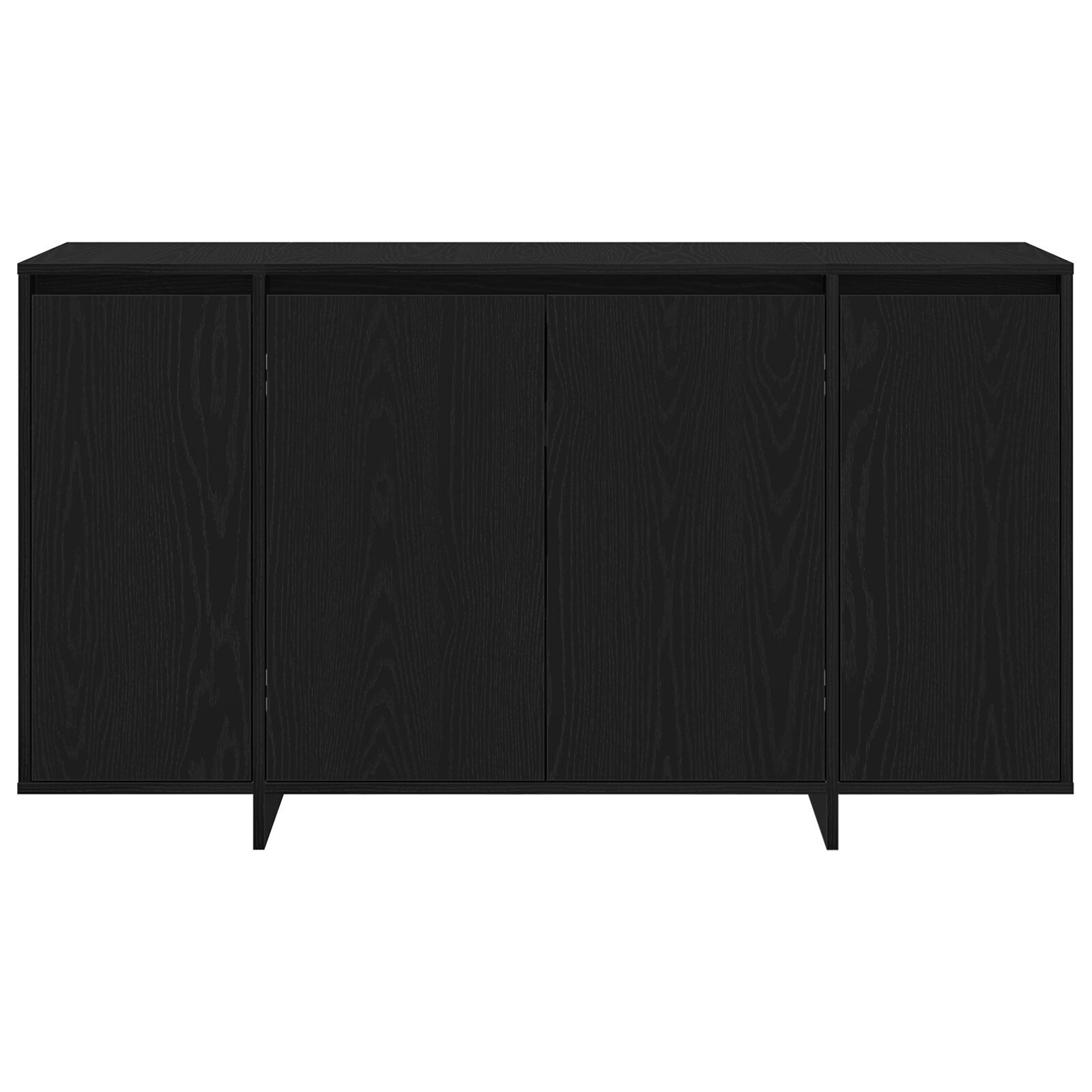 vidaXL Bufet din stejar negru Stejar negru Furnir de lemn 135 x 41 x 75 cm vidaXL Bufet din stejar negru Stejar negru Furnir de lemn 135 x 41 x 75 cm