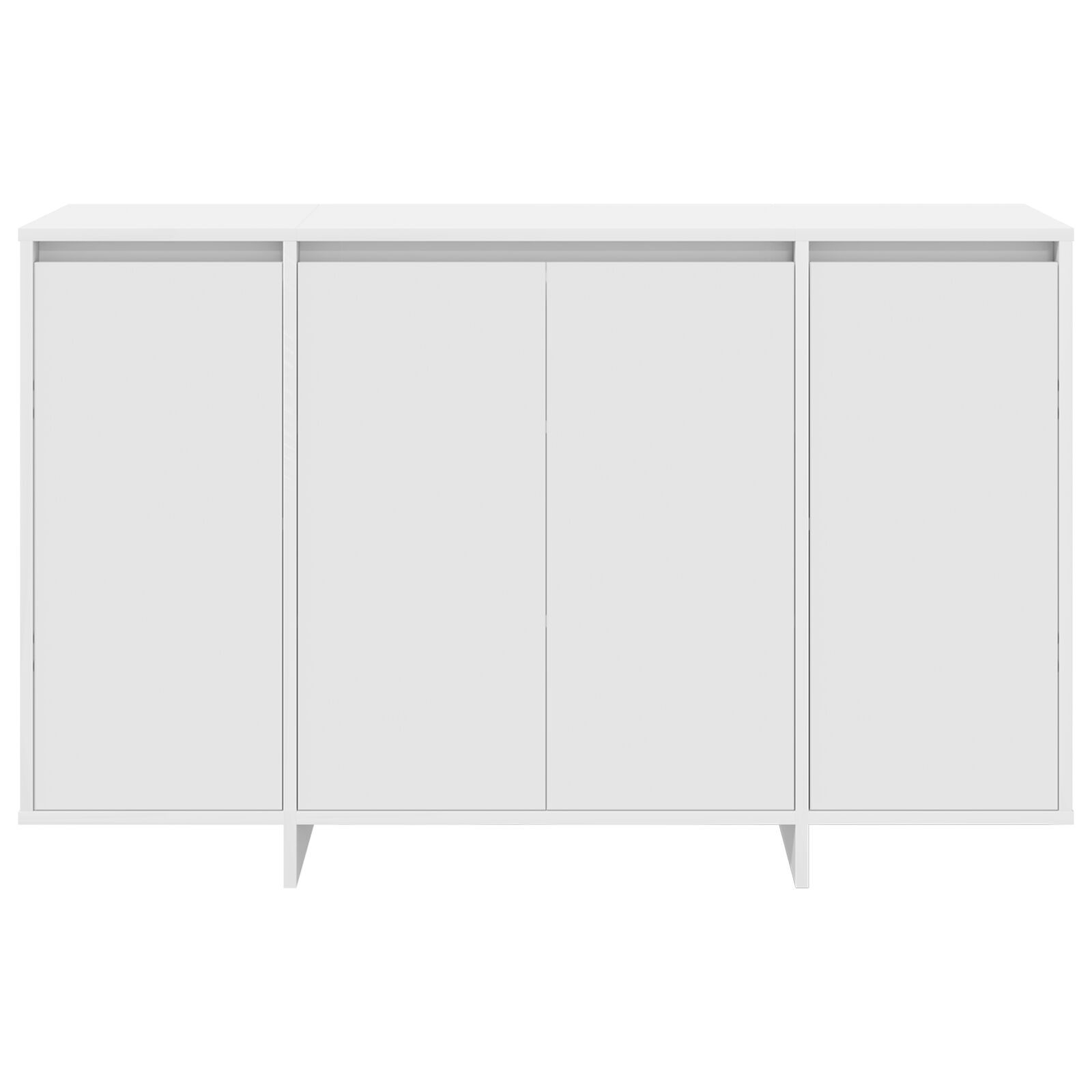 vidaXL Bufet alb Alb Lemn prelucrat 120 x 41 x 75 cm Bufet de stocare vidaXL Bufet alb Alb Lemn prelucrat 120 x 41 x 75 cm Bufet de stocare