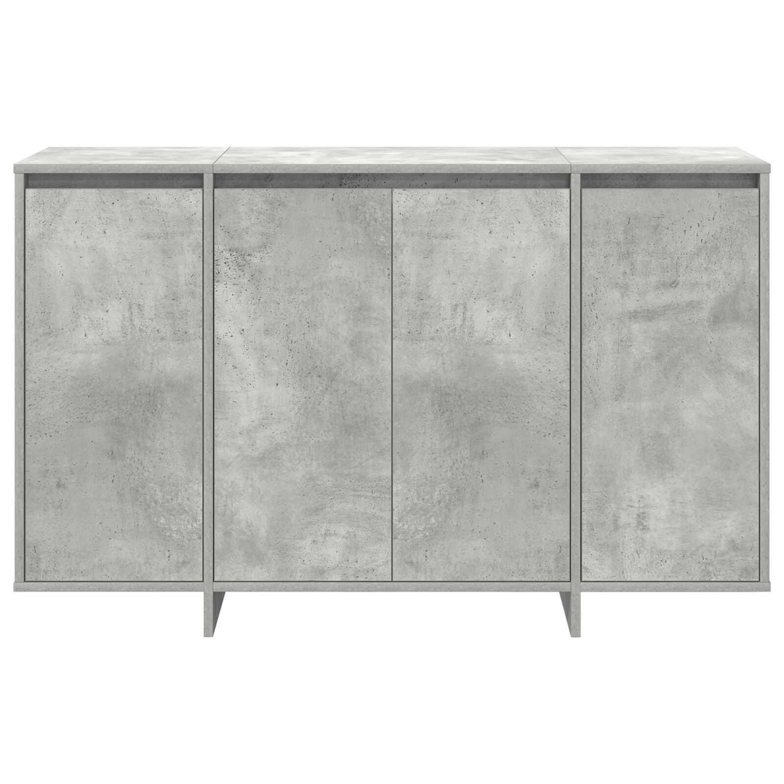 vidaXL Bufet Gri din Beton Gri din Beton Lemn Prelucrat 120 x 41 x 75 cm vidaXL Bufet Gri din Beton Gri din Beton Lemn Prelucrat 120 x 41 x 75 cm