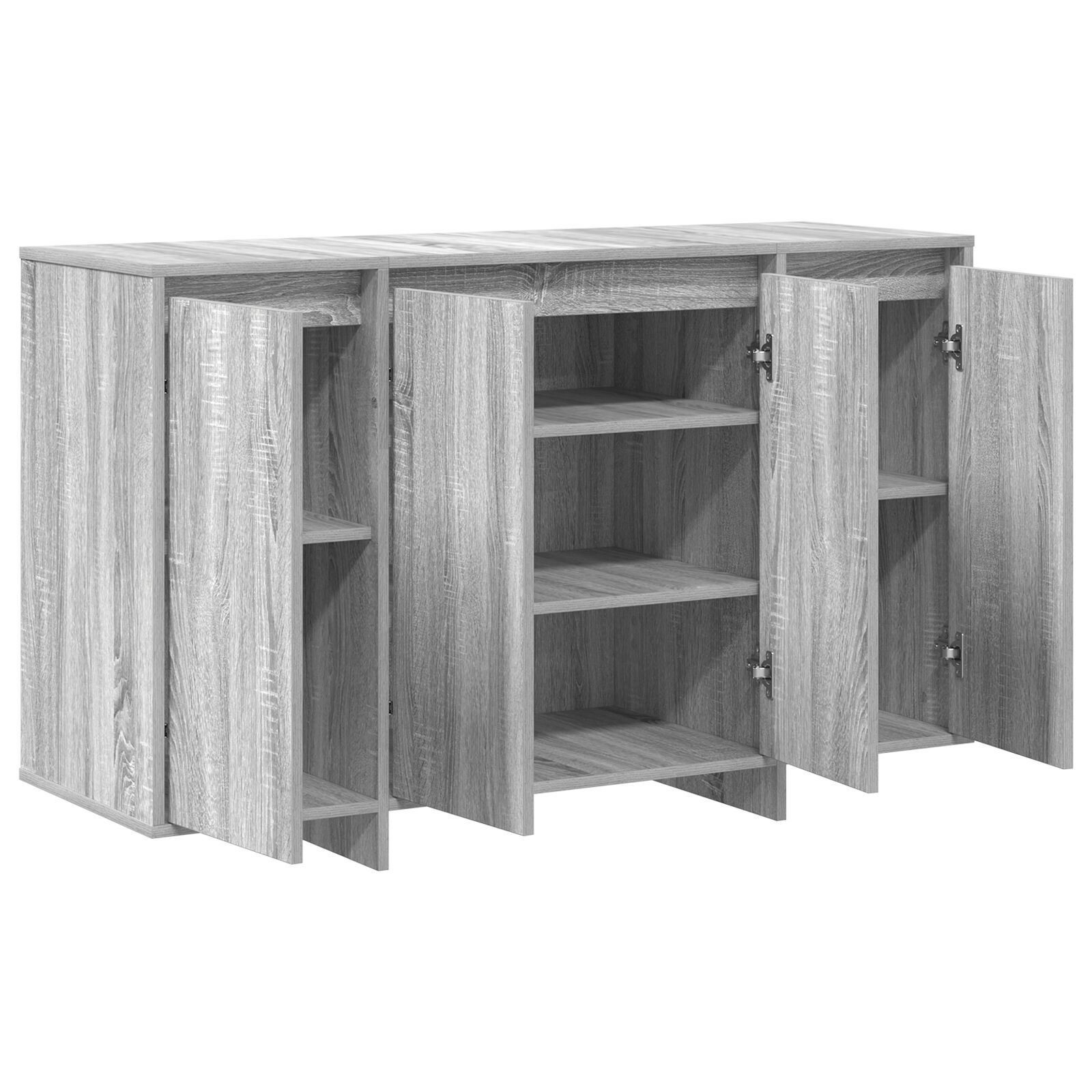 vidaXL bufet gri sonoma lemn prelucrat 120 x 41 x 75 cm vidaXL bufet gri sonoma lemn prelucrat 120 x 41 x 75 cm