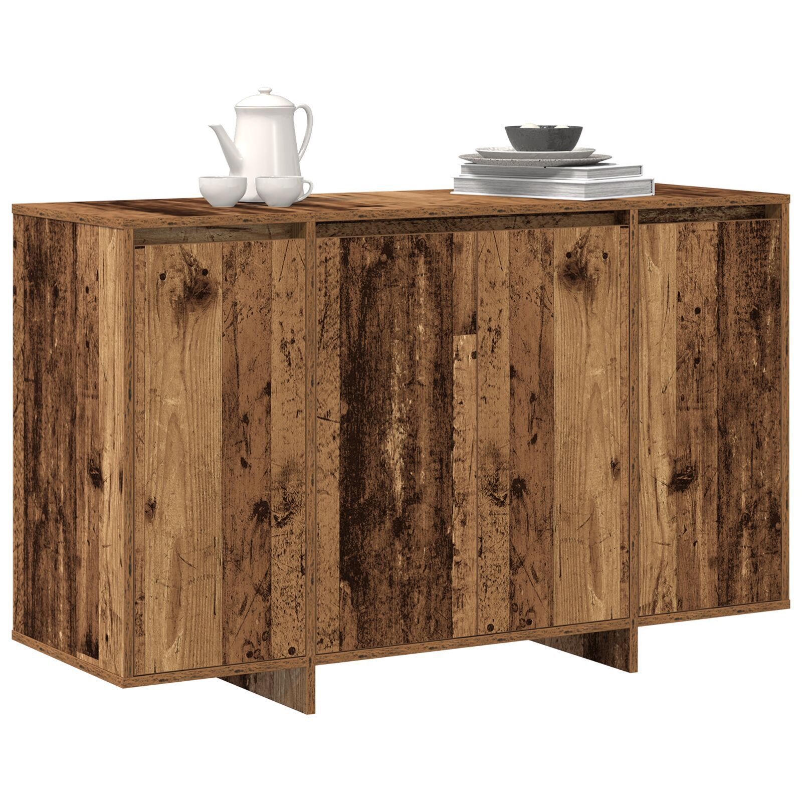 vidaXL Sideboard maron Lemn vechi Lemn 120 x 41 x 75 cm Sideboard