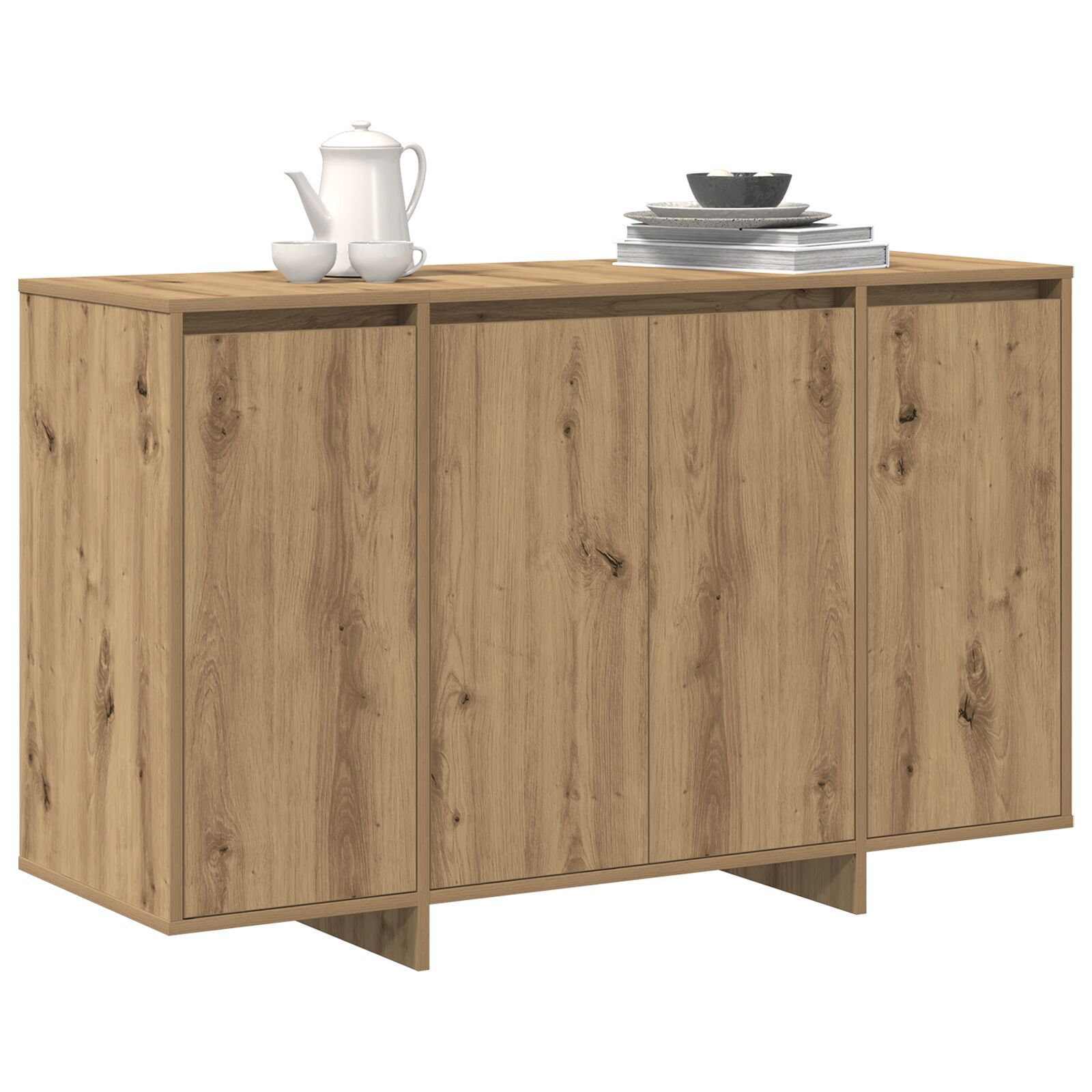 vidaXL Bufet din stejar Stejar artizanal Lemn ingineresc 120 x 41 x 75 cm vidaXL Bufet din stejar Stejar artizanal Lemn ingineresc 120 x 41 x 75 cm