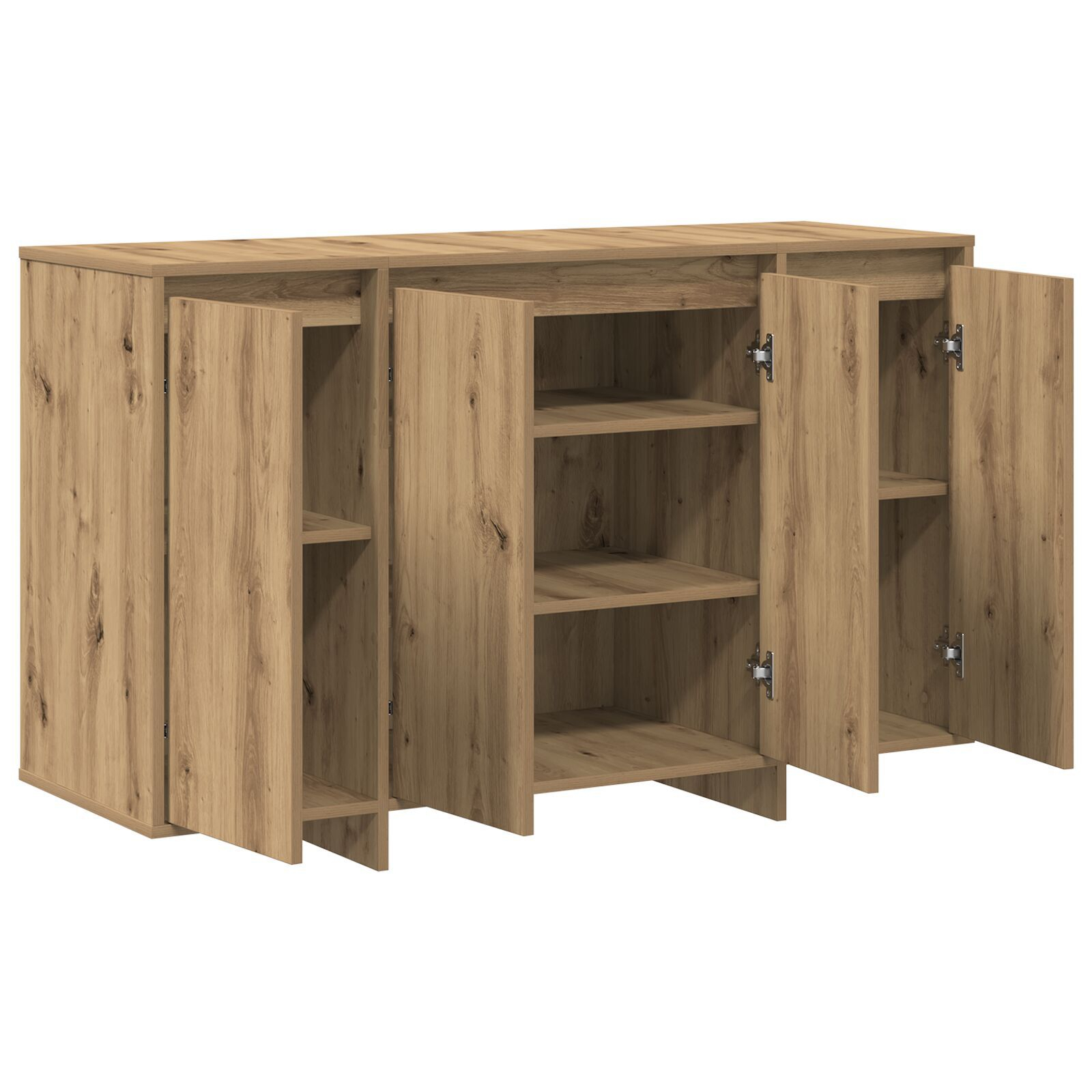 vidaXL Bufet din stejar Stejar artizanal Lemn ingineresc 120 x 41 x 75 cm vidaXL Bufet din stejar Stejar artizanal Lemn ingineresc 120 x 41 x 75 cm
