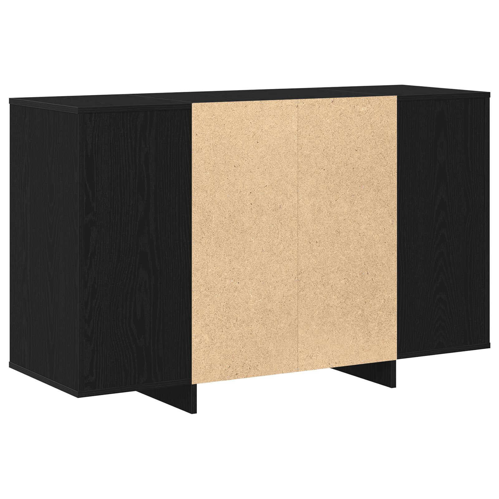 vidaXL Bufet Stejar negru 120 x 41 x 75 cm Lemn compozit