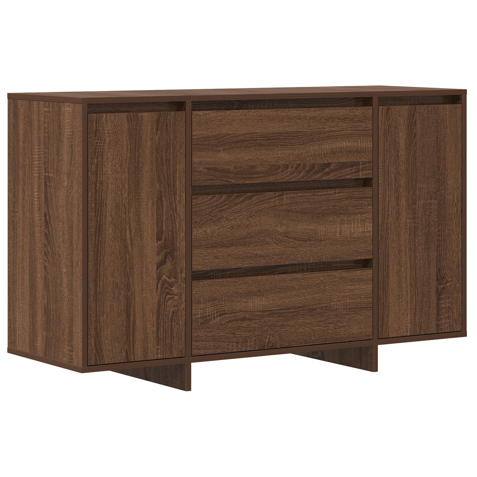 vidaXL Bufet Maro Stejar 120x41x75 cm Lemn prelucrat vidaXL Bufet Maro Stejar 120x41x75 cm Lemn prelucrat