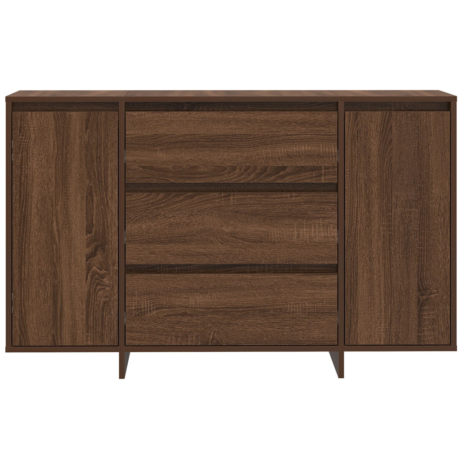 vidaXL Bufet Maro Stejar 120x41x75 cm Lemn prelucrat vidaXL Bufet Maro Stejar 120x41x75 cm Lemn prelucrat