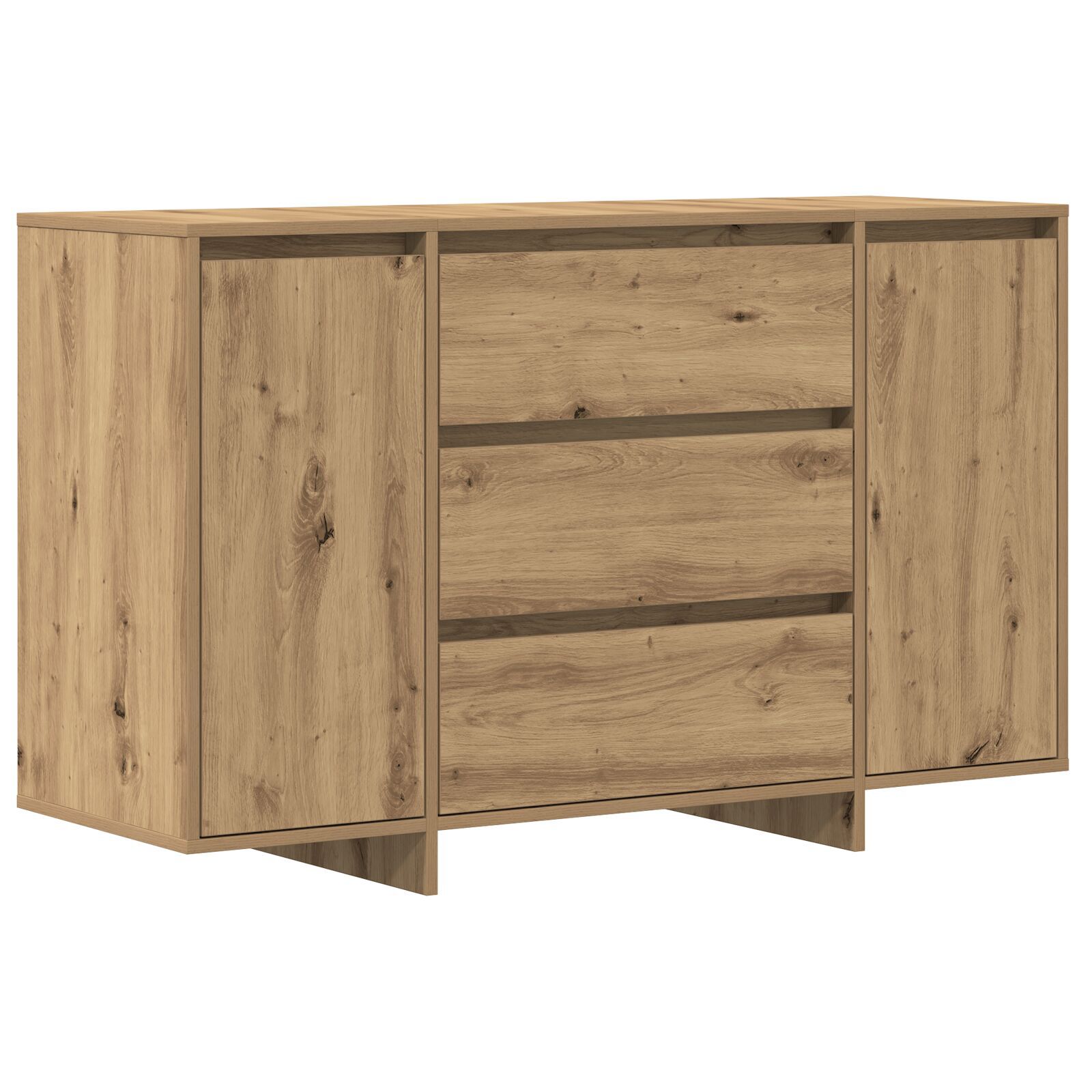 vidaXL Bufet Artisan Stejar 120x41x75 cm Lemn prelucrat vidaXL Bufet Artisan Stejar 120x41x75 cm Lemn prelucrat