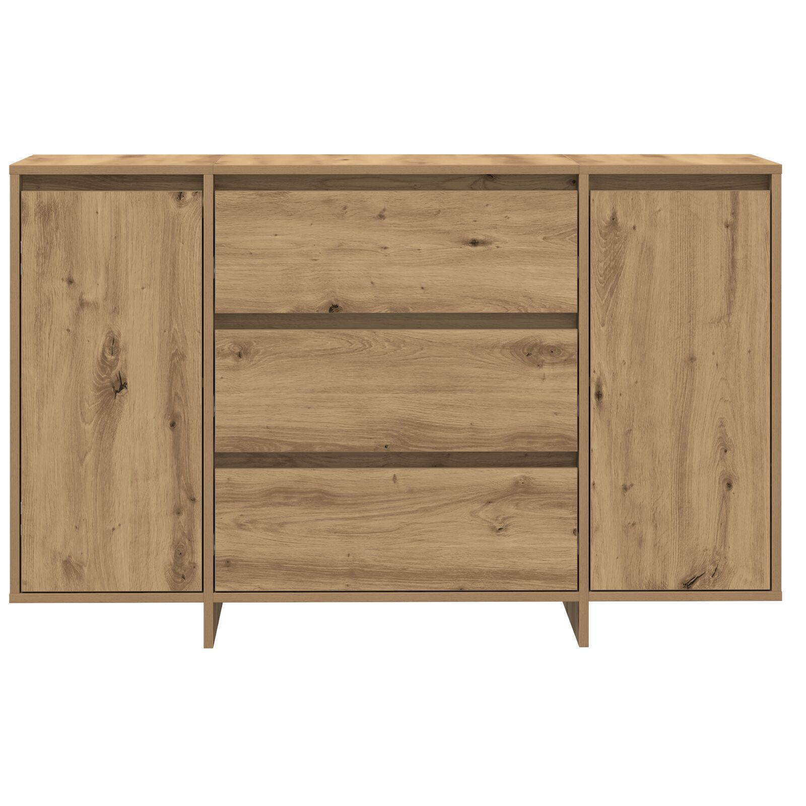 vidaXL Bufet Artisan Stejar 120x41x75 cm Lemn prelucrat vidaXL Bufet Artisan Stejar 120x41x75 cm Lemn prelucrat