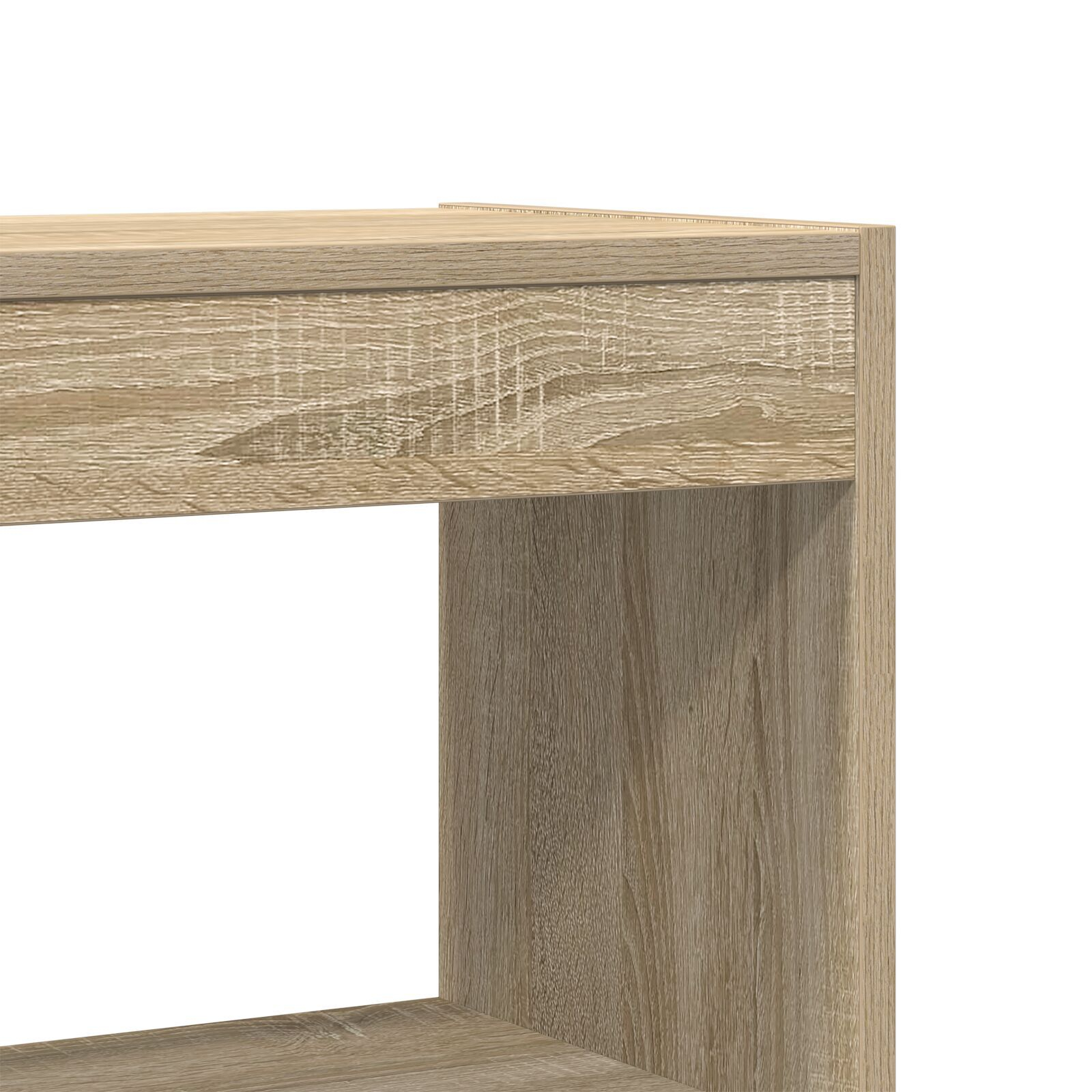 vidaXL Bibliotecă cu raft Stejar sonoma 80 x 30 x 198 cm Lemn compozit