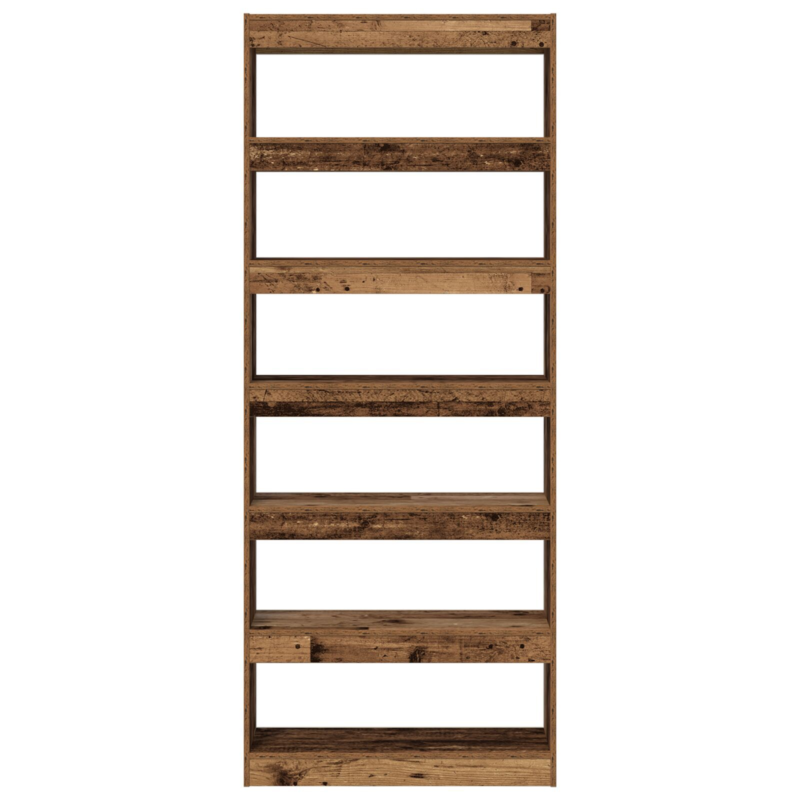 vidaXL Bibliotecă cu raft Lemn vechi 80 x 30 x 198 cm Lemn compozit