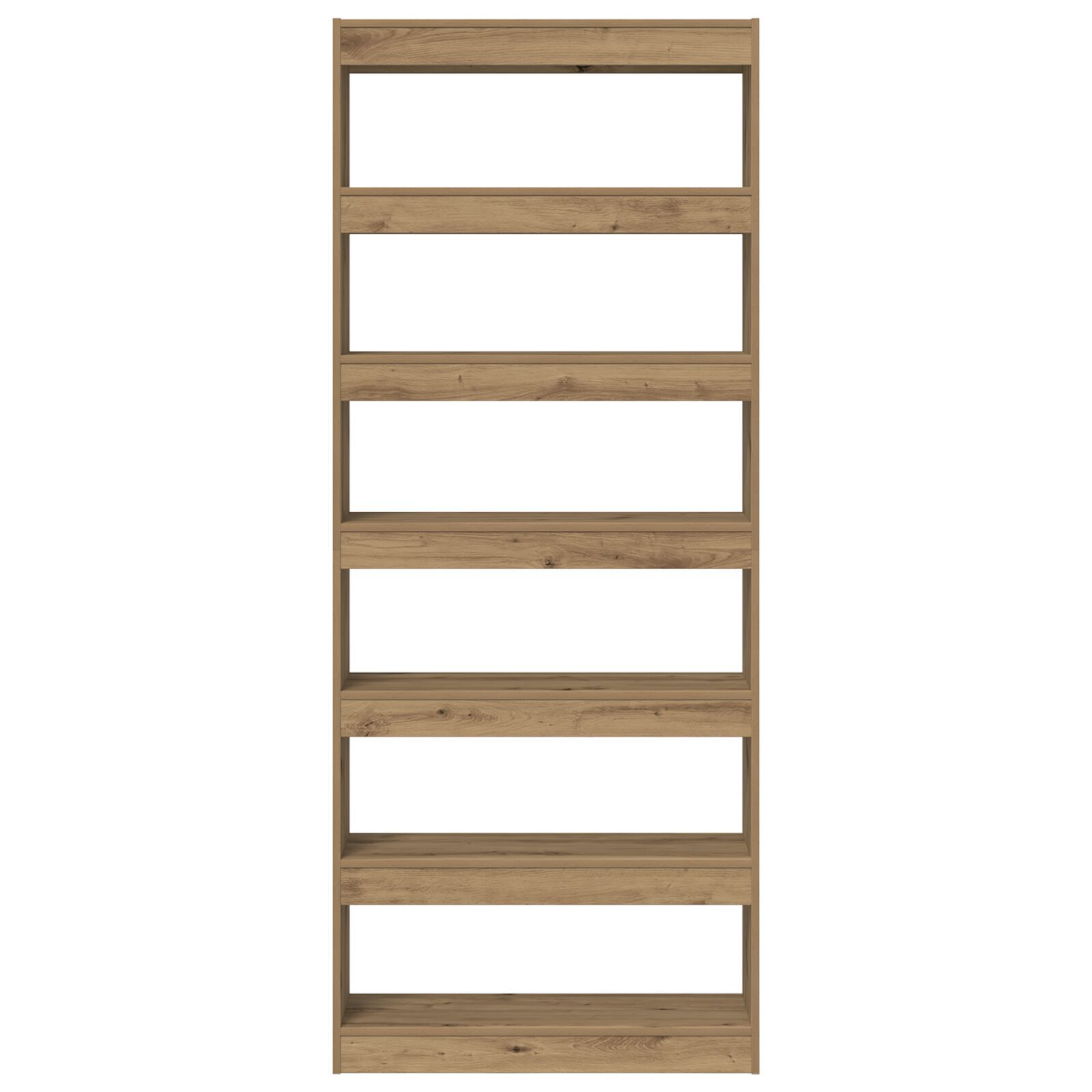 vidaXL Bibliotecă stejar artizanal 80 x 30 x 198 cm Lemn compozit vidaXL Bibliotecă stejar artizanal 80 x 30 x 198 cm Lemn compozit