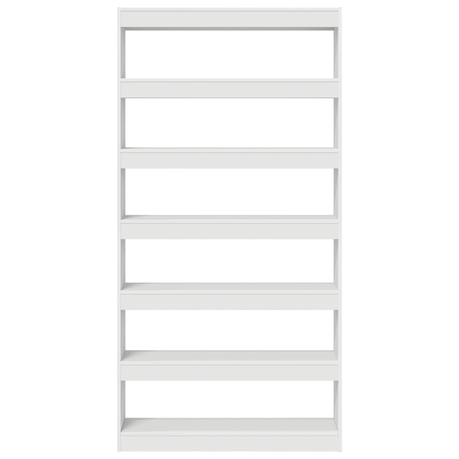 vidaXL Bibliotecă Albă Alb Lemn prelucrat 100 x 30 x 198 cm Rafturi vidaXL Bibliotecă Albă Alb Lemn prelucrat 100 x 30 x 198 cm Rafturi