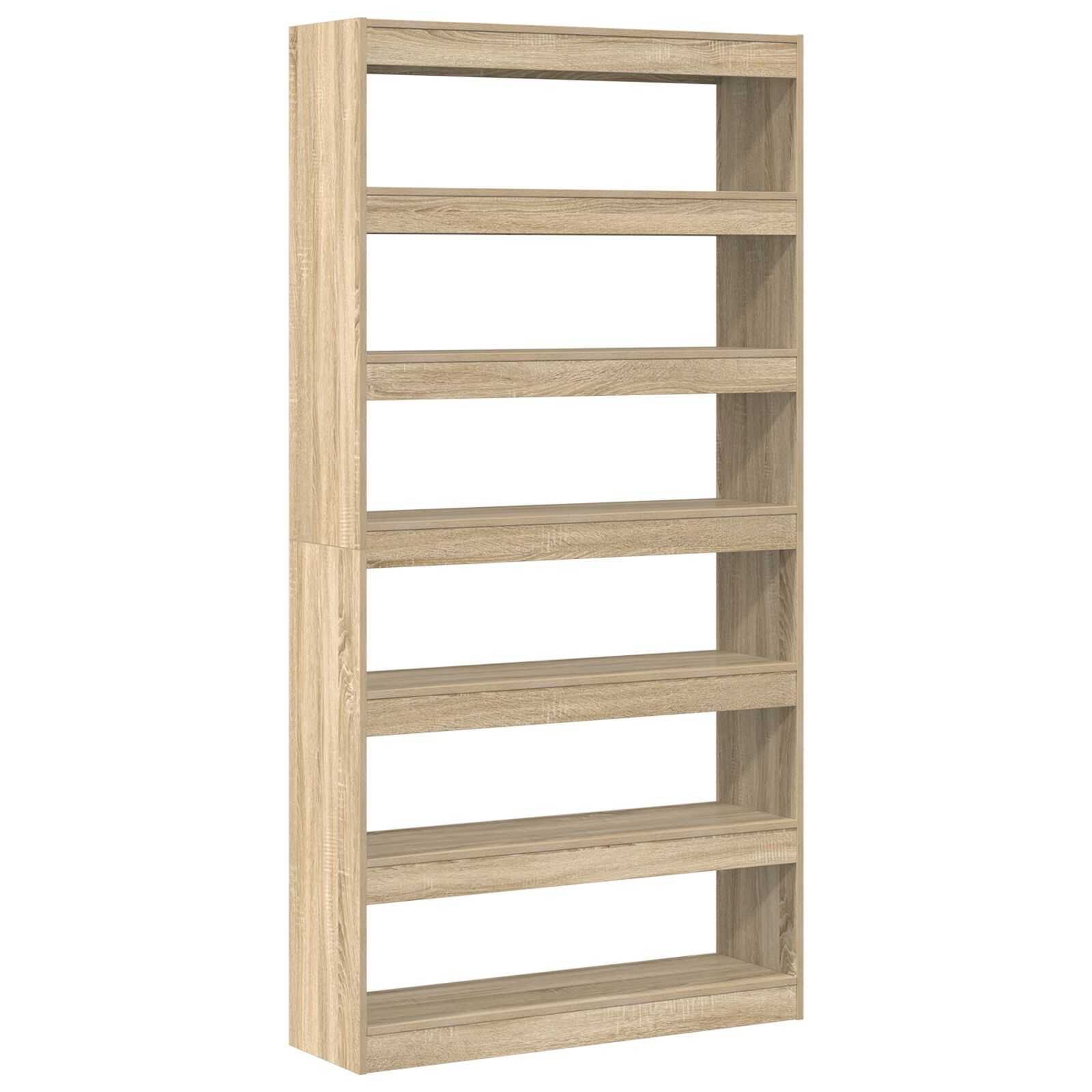 Bibloteca vidaXL Sonoma Oak Lemn prelucrat 100 x 30 x 198 cm Rafturi Bibloteca vidaXL Sonoma Oak Lemn prelucrat 100 x 30 x 198 cm Rafturi