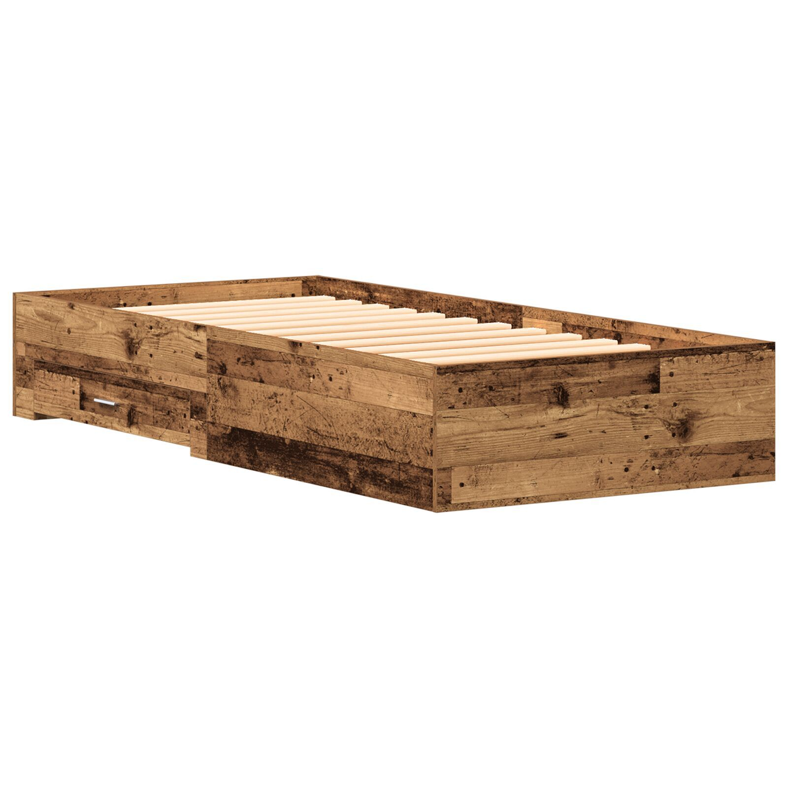 Rama pat vidaXL Lemn vechi 90x190 cm Lemn ingineresc Rama pat vidaXL Lemn vechi 90x190 cm Lemn ingineresc