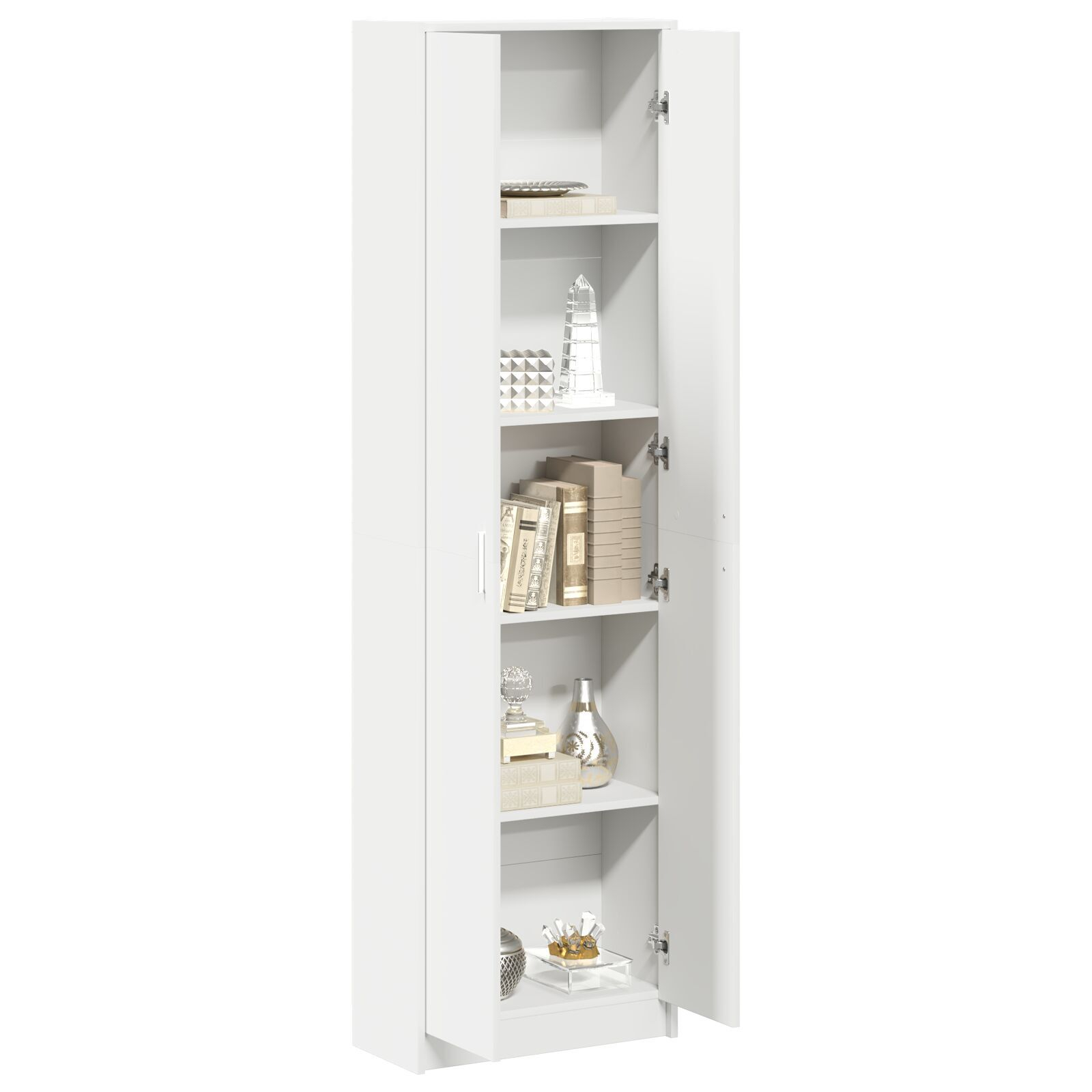 vidaXL Dulap Alb 55x25x189 cm Lemn Engineered vidaXL Dulap Alb 55x25x189 cm Lemn Engineered