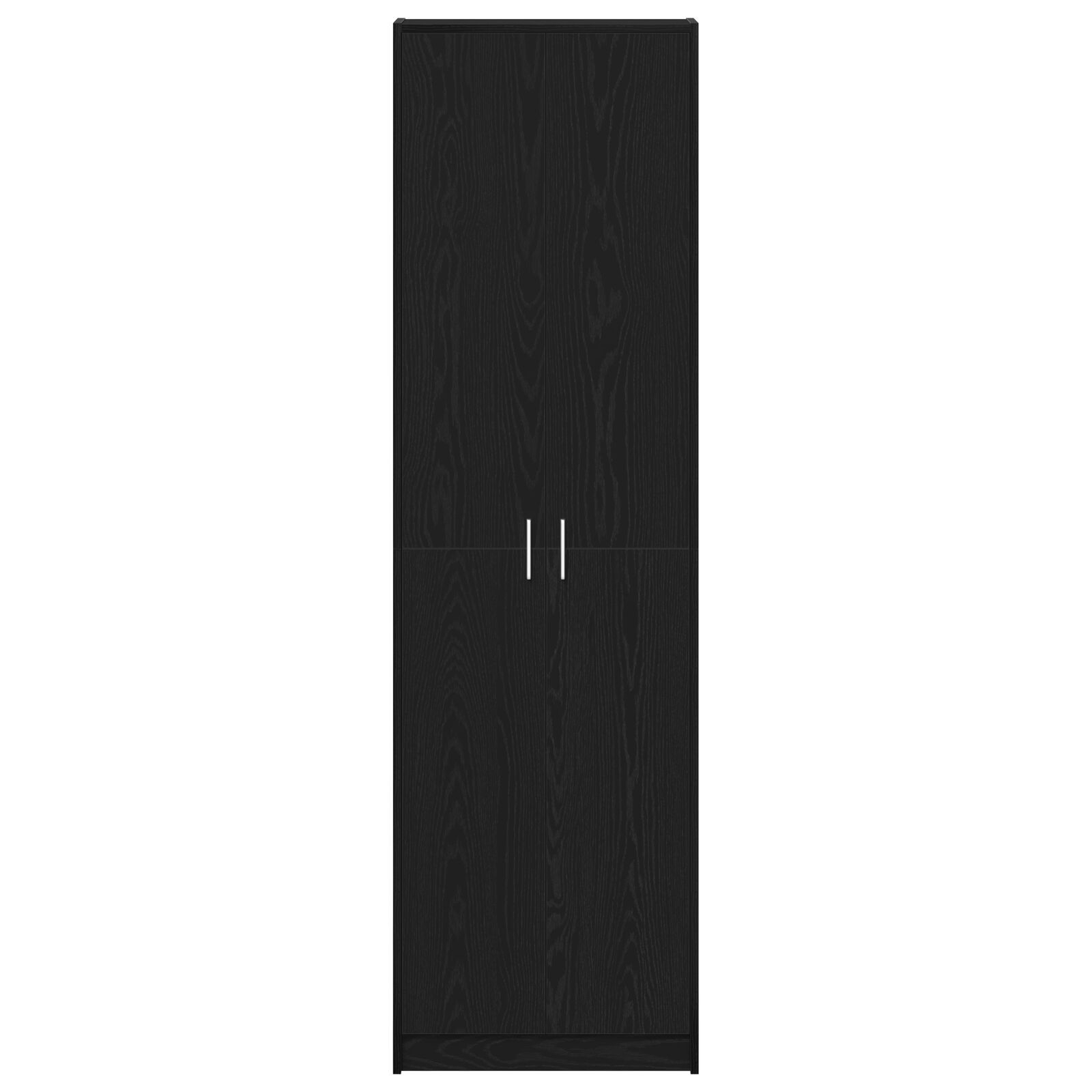 vidaXL Dulap Stejar Negru 55x25x189 cm Lemn Prelucrat vidaXL Dulap Stejar Negru 55x25x189 cm Lemn Prelucrat