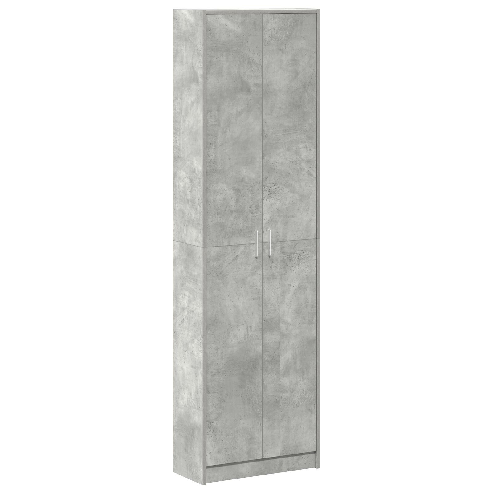 vidaXL Dulap Gri Concret 55x25x189 cm din Lemn Ingineresc vidaXL Dulap Gri Concret 55x25x189 cm din Lemn Ingineresc