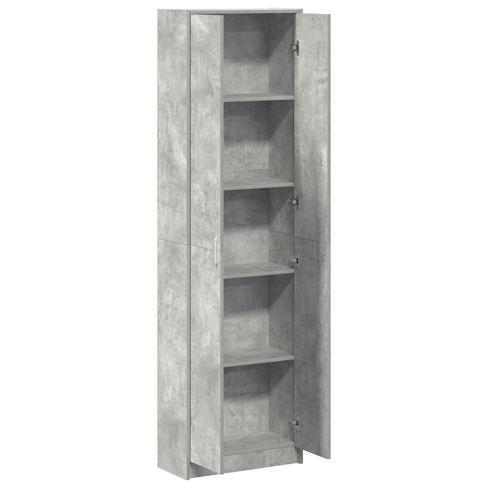 vidaXL Dulap Gri Concret 55x25x189 cm din Lemn Ingineresc vidaXL Dulap Gri Concret 55x25x189 cm din Lemn Ingineresc