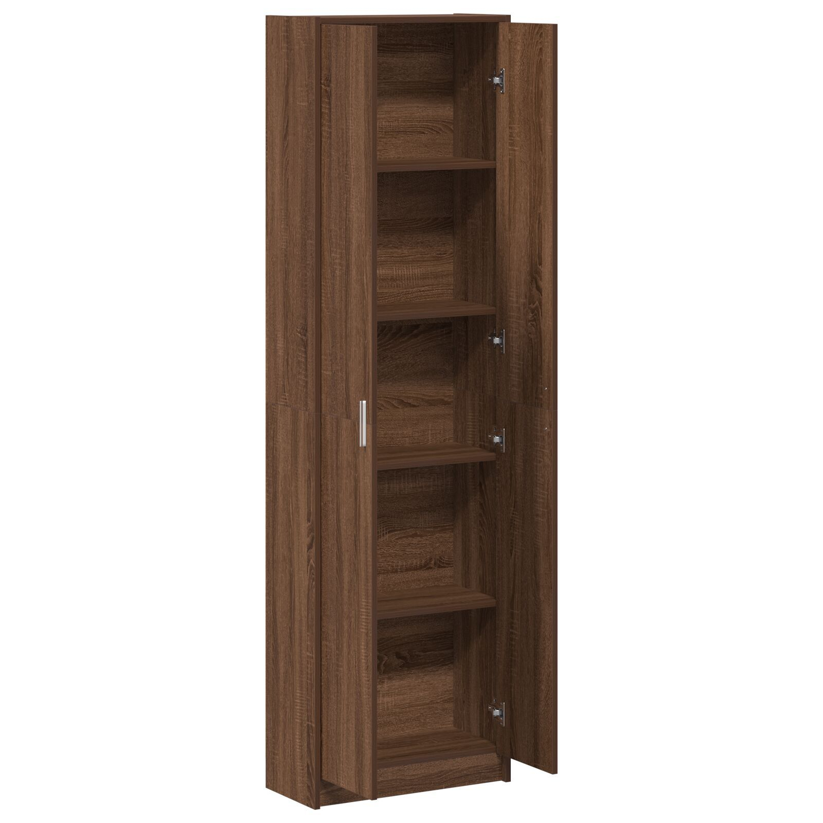 vidaXL Dulap din stejar închis 55x25x189 cm lemn prelucrat vidaXL Dulap din stejar închis 55x25x189 cm lemn prelucrat