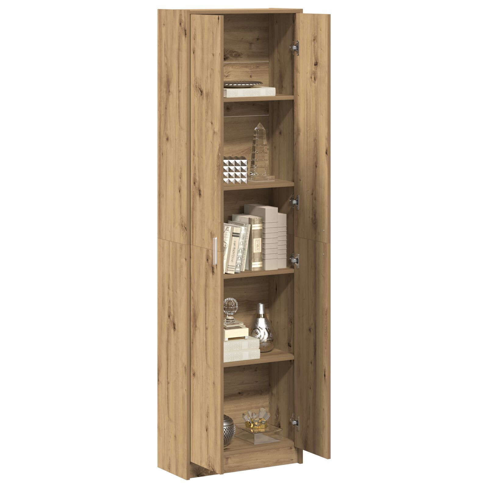 vidaXL Dulap Artisan Oak 55x25x189 cm Lemn Prelucrat vidaXL Dulap Artisan Oak 55x25x189 cm Lemn Prelucrat