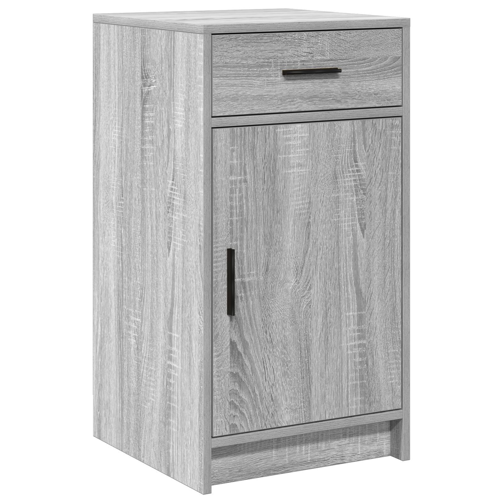 vidaXL Masă de Machiaj cu ușă 2 pcs Gri 40 x 41 x 75 cm Lemn compozit vidaXL Masă de Machiaj cu ușă 2 pcs Gri 40 x 41 x 75 cm Lemn compozit