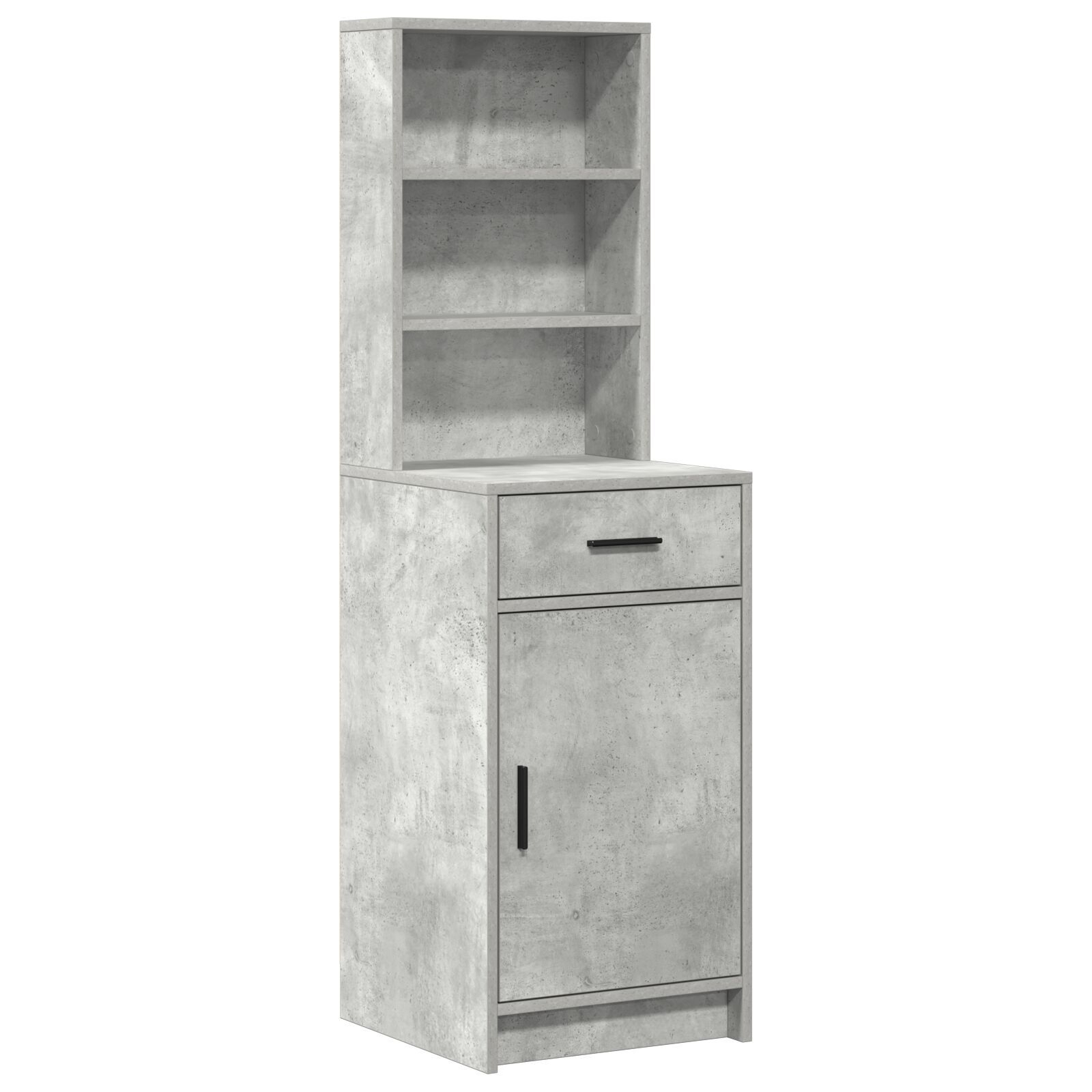 vidaXL Masă de Machiaj cu lumini de oglindă 2 pcs Gri Lemn compozit