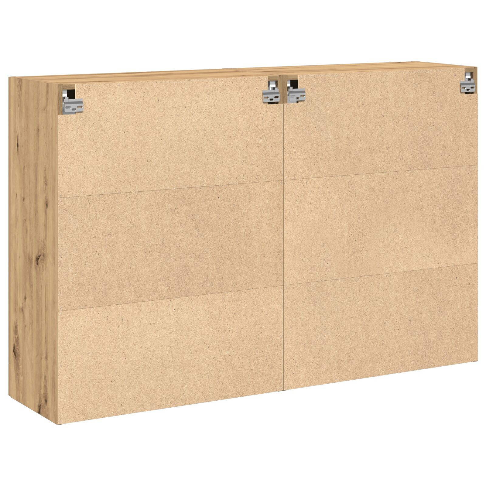 vidaXL Dulap montat pe perete 2 pcs stejar artizanal 69.5 x 34 x 90 cm