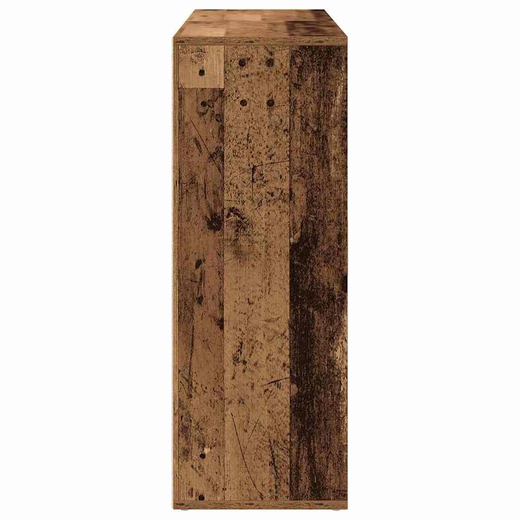 vidaXL Bufet cu raft cu depozitare cu ușă Lemn vechi 60 x 31 x 84 cm Lemn compozit vidaXL Bufet cu raft cu depozitare cu ușă Lemn vechi 60 x 31 x 84 cm Lemn compozit