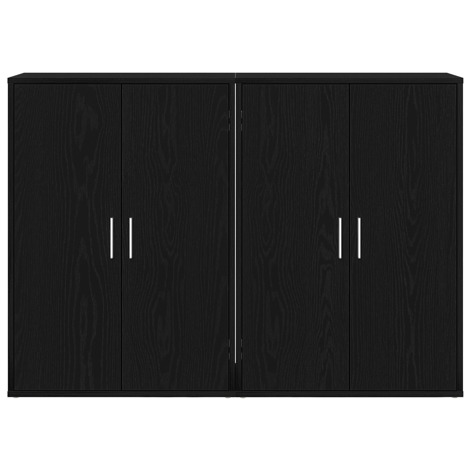 vidaXL Bufet Stejar negru 60 x 31 x 84 cm Lemn compozit vidaXL Bufet Stejar negru 60 x 31 x 84 cm Lemn compozit