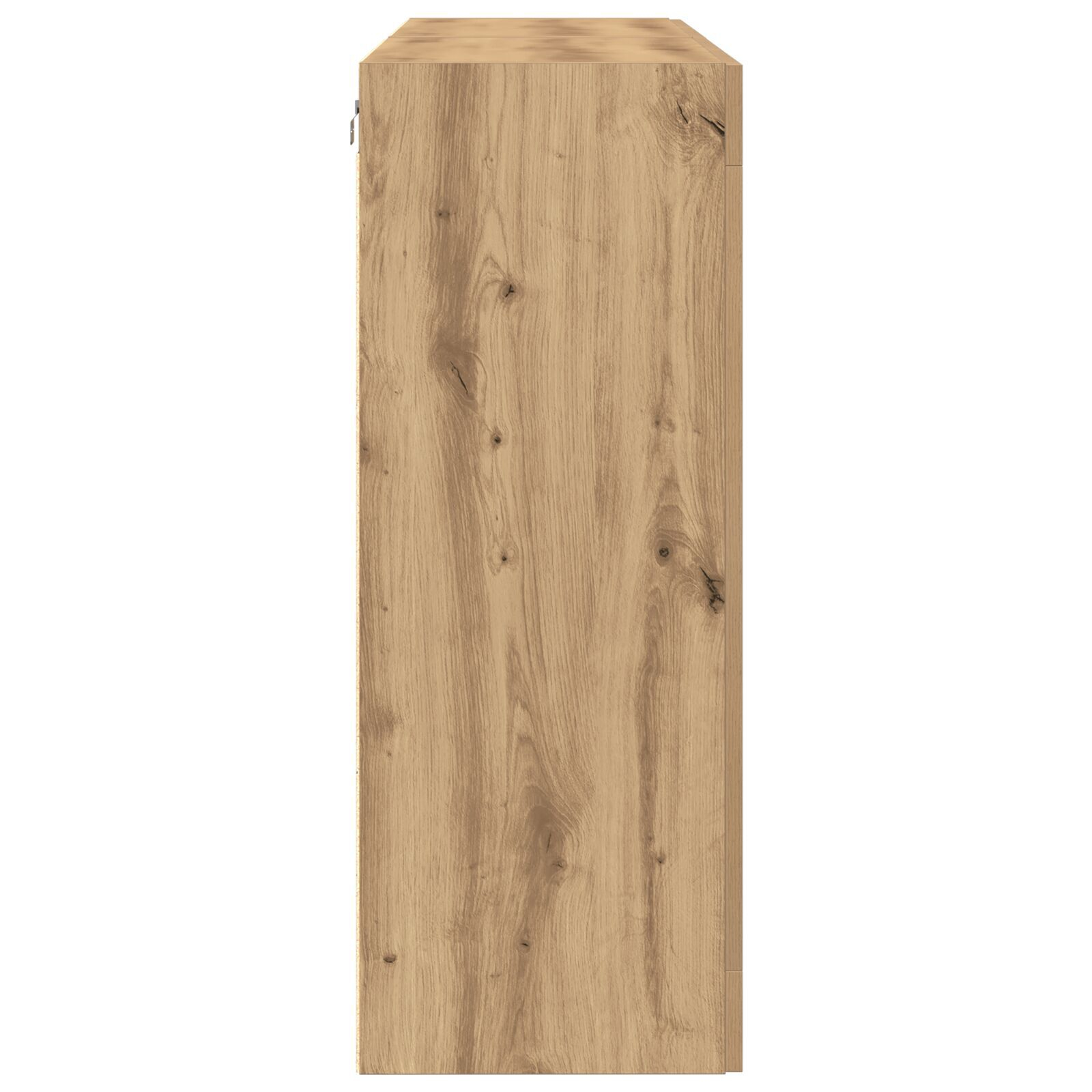 vidaXL Dulap montat pe perete 2 pcs stejar artizanal 69.5 x 34 x 90 cm