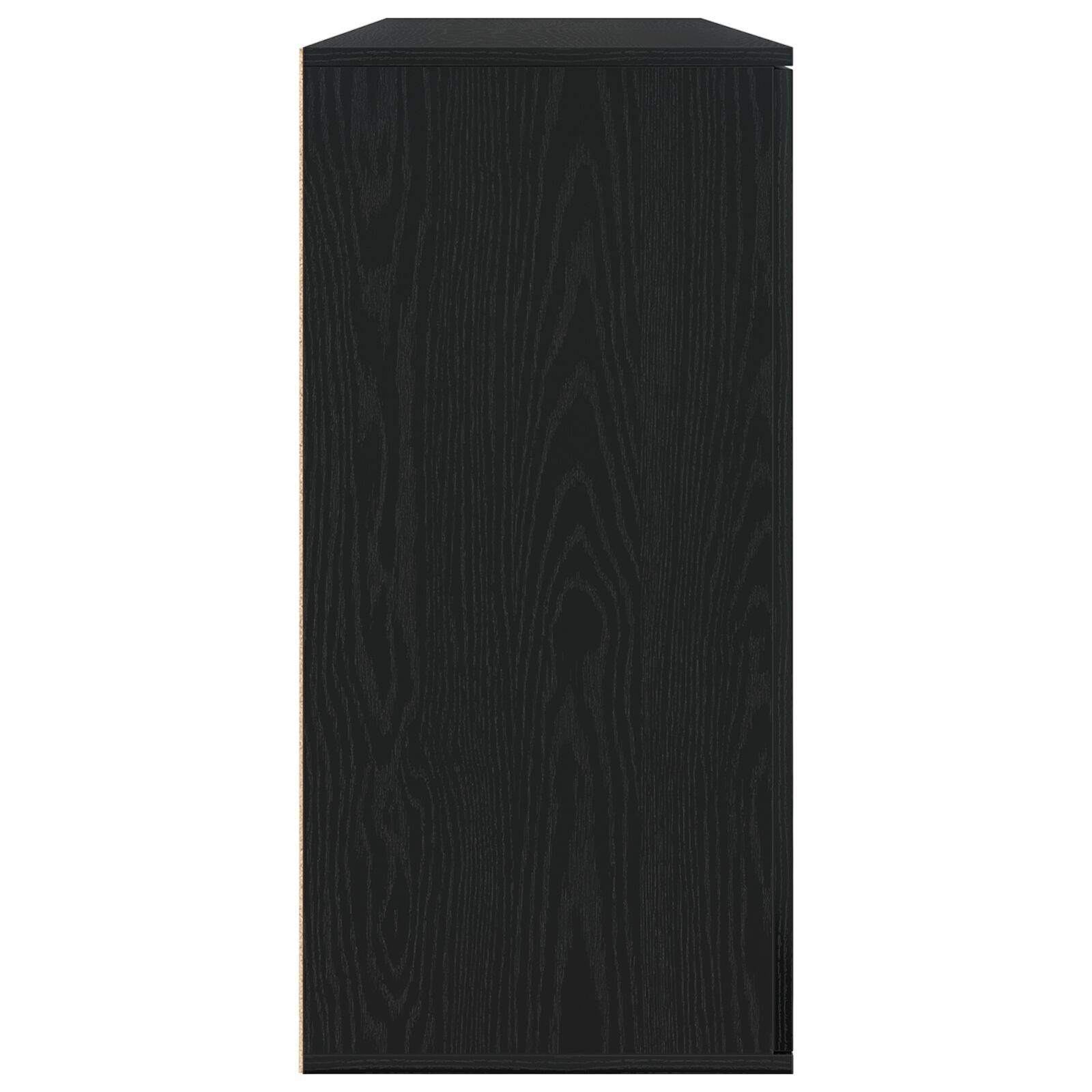 vidaXL Bufeturi 2 pcs Stejar negru 79 x 38 x 80 cm Lemn compozit vidaXL Bufeturi 2 pcs Stejar negru 79 x 38 x 80 cm Lemn compozit