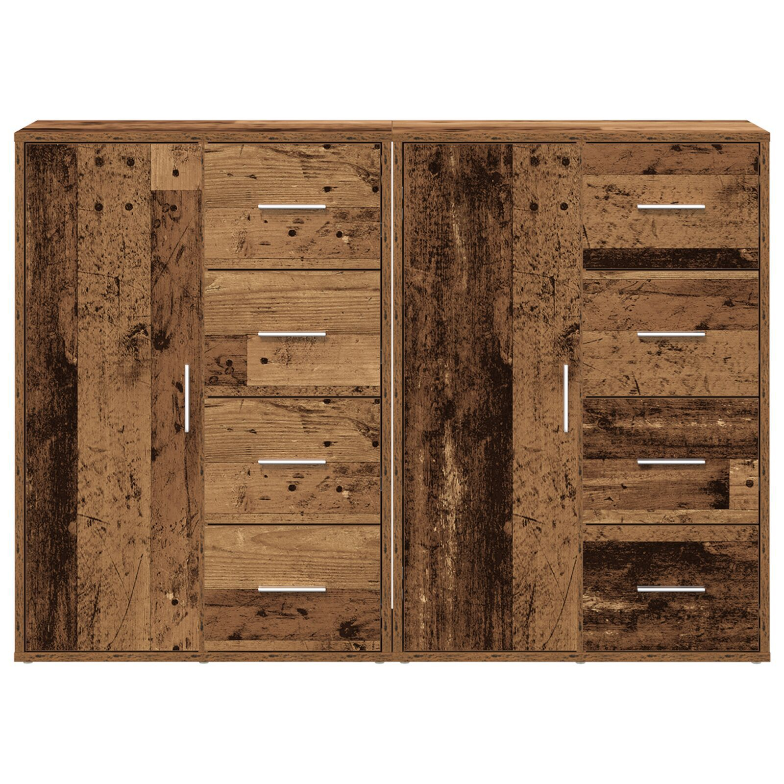 vidaXL Dulapuri 2 piese Lemn Vechi 60x31x84 cm Lemn Stratificat vidaXL Dulapuri 2 piese Lemn Vechi 60x31x84 cm Lemn Stratificat