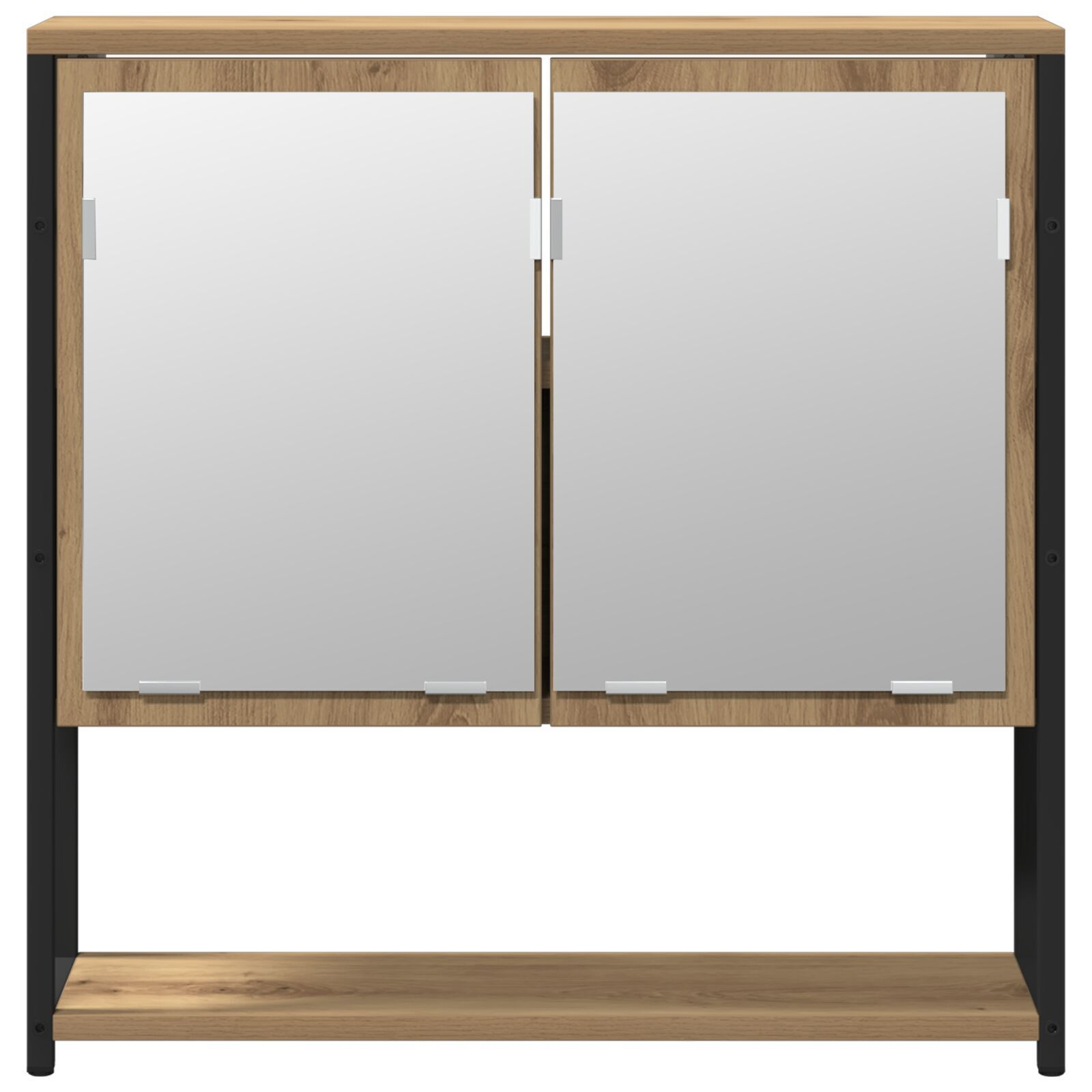 vidaXL Set de mobilier pentru baie cu ușă 2 pcs Maro 60 x 30 x 60 cm vidaXL Set de mobilier pentru baie cu ușă 2 pcs Maro 60 x 30 x 60 cm
