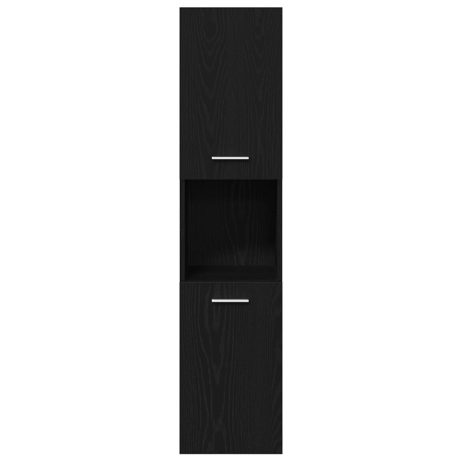 vidaXL Set de mobilier pentru baie Pe perete cu ușă 3 pcs Stejar Negru vidaXL Set de mobilier pentru baie Pe perete cu ușă 3 pcs Stejar Negru