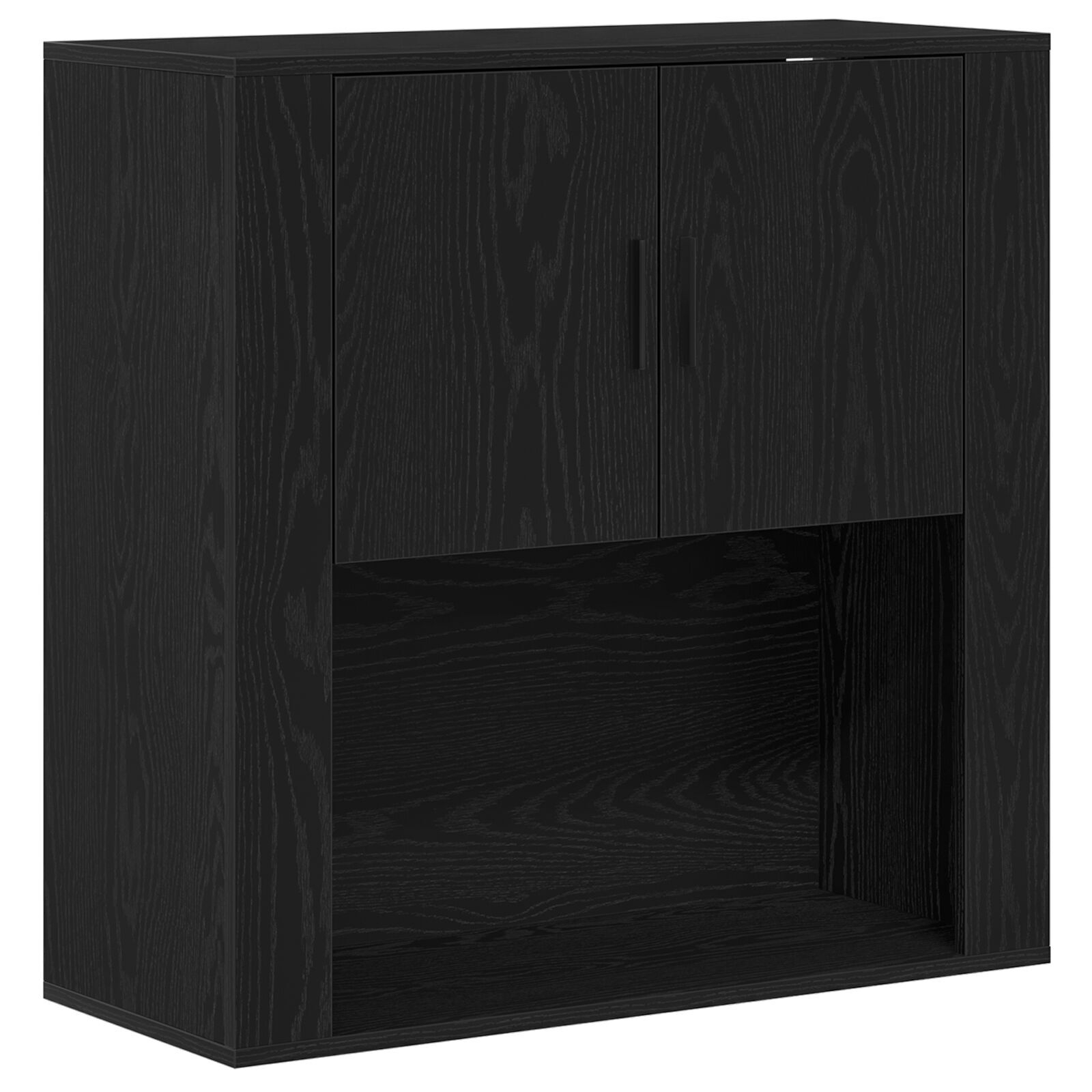 vidaXL Biblioteca Stejar negru 80x33x150 cm Lemn prelucrat vidaXL Biblioteca Stejar negru 80x33x150 cm Lemn prelucrat