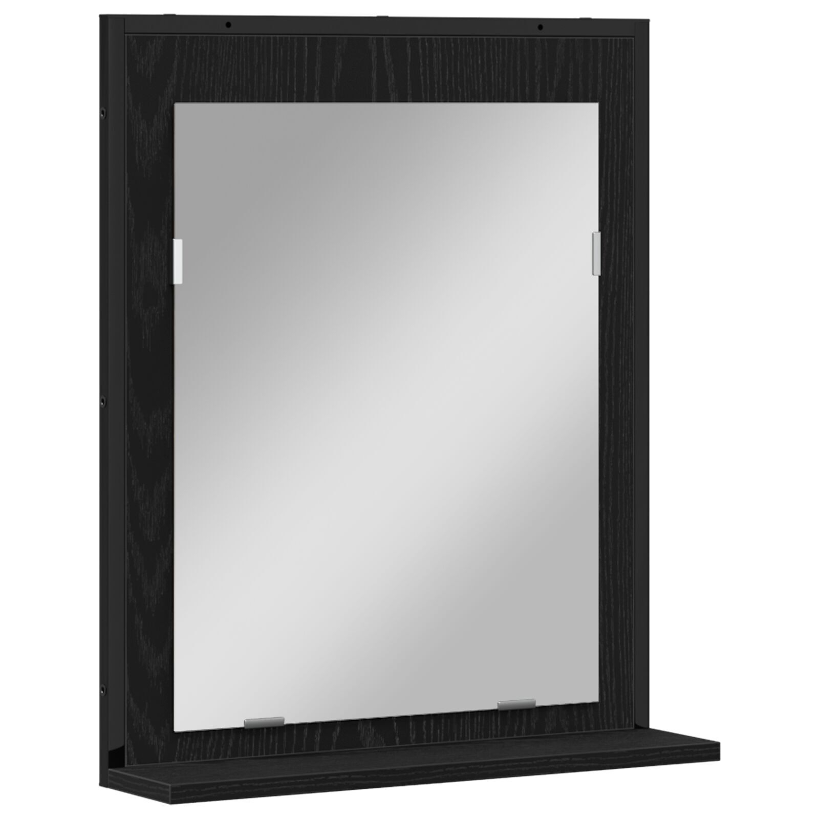 vidaXL Set de mobilier pentru baie 3 pcs Negru 33 x 33 x 102.5 cm