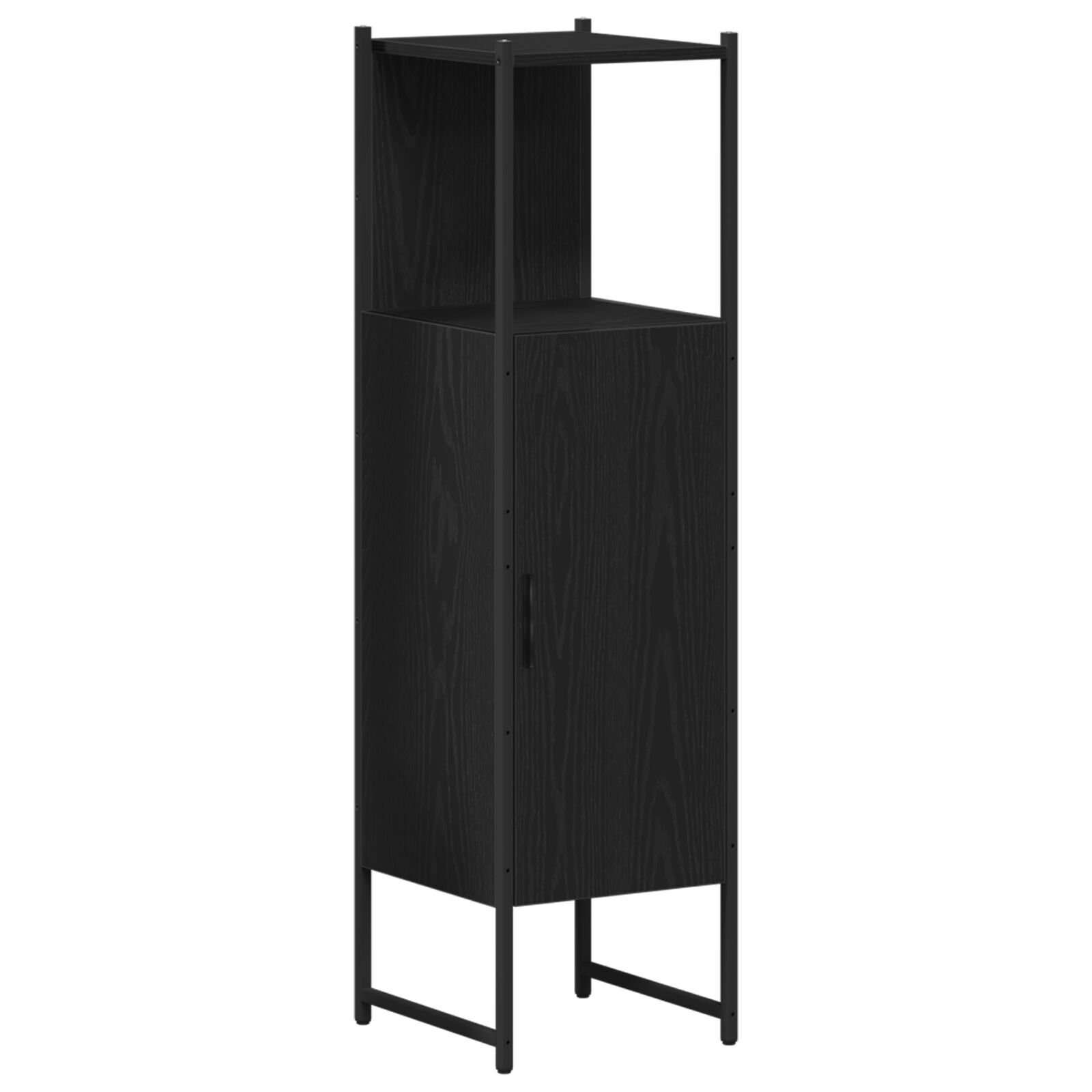 vidaXL Set de mobilier pentru baie 3 pcs Negru 33 x 33 x 120.5 cm vidaXL Set de mobilier pentru baie 3 pcs Negru 33 x 33 x 120.5 cm