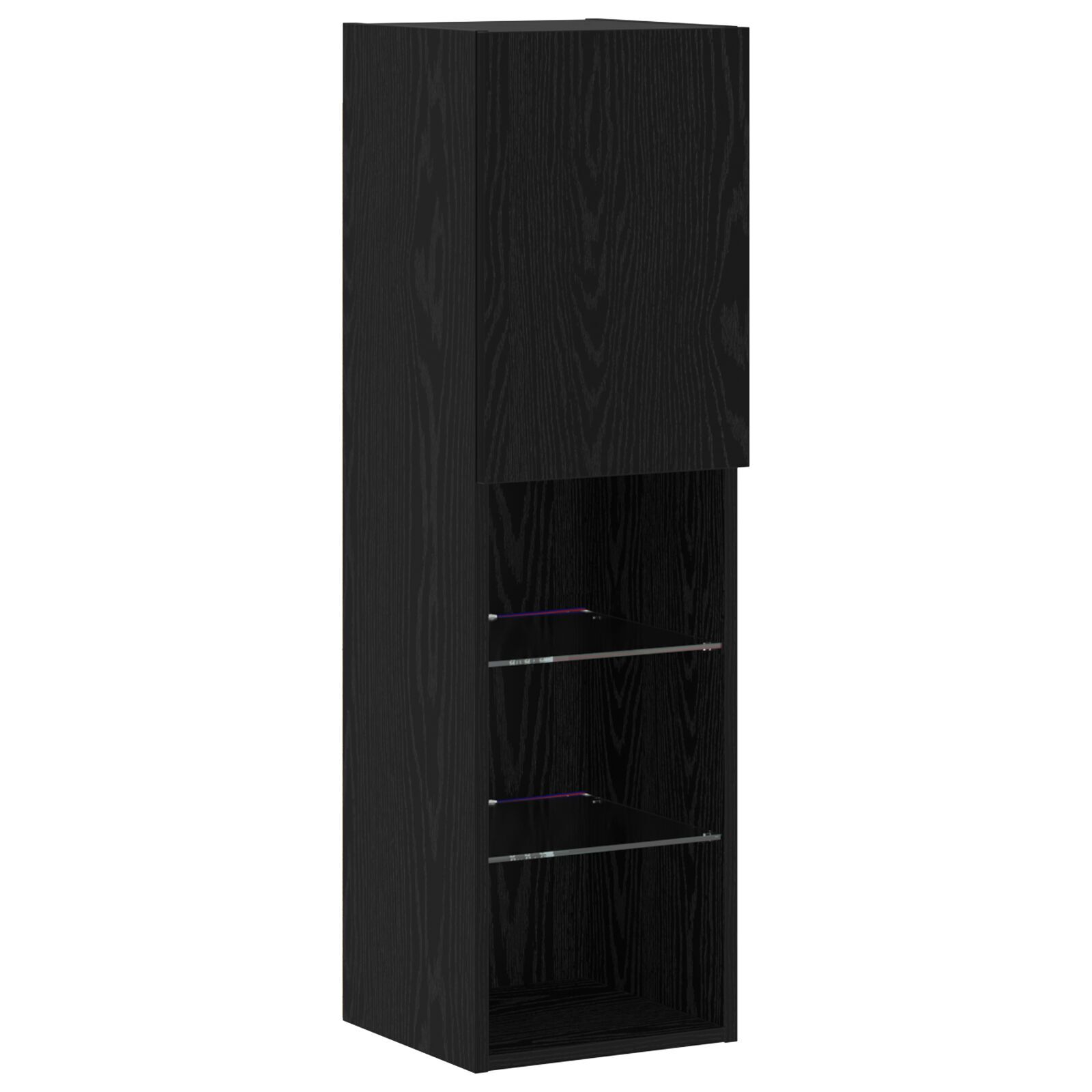 vidaXL Set Dulap pentru Televizor Montat pe Perete 6 pcs Stejar negru vidaXL Set Dulap pentru Televizor Montat pe Perete 6 pcs Stejar negru