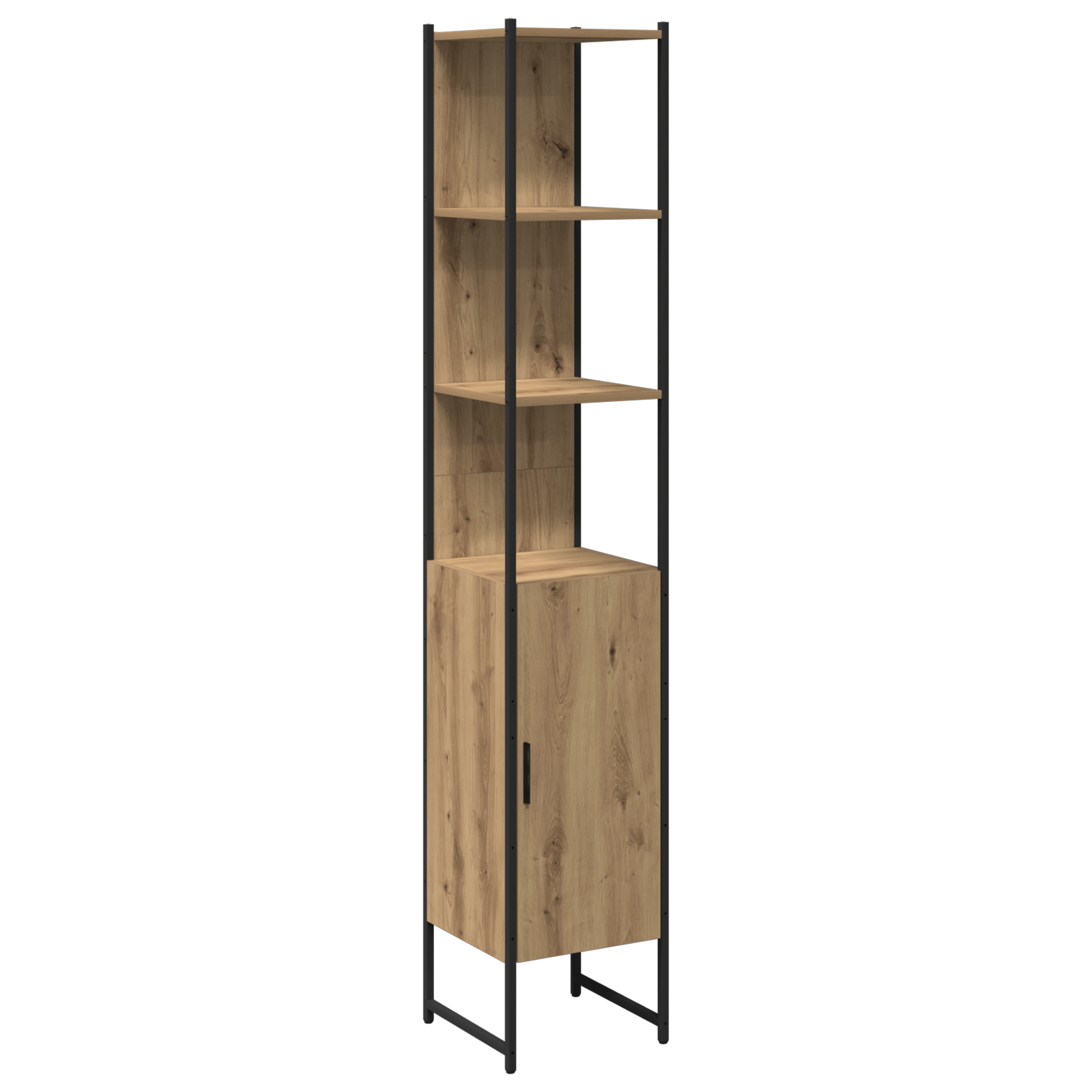 vidaXL Cabinet baie Stejar artizanal 33x33x185.5 cm Lemn prelucrat vidaXL Cabinet baie Stejar artizanal 33x33x185.5 cm Lemn prelucrat