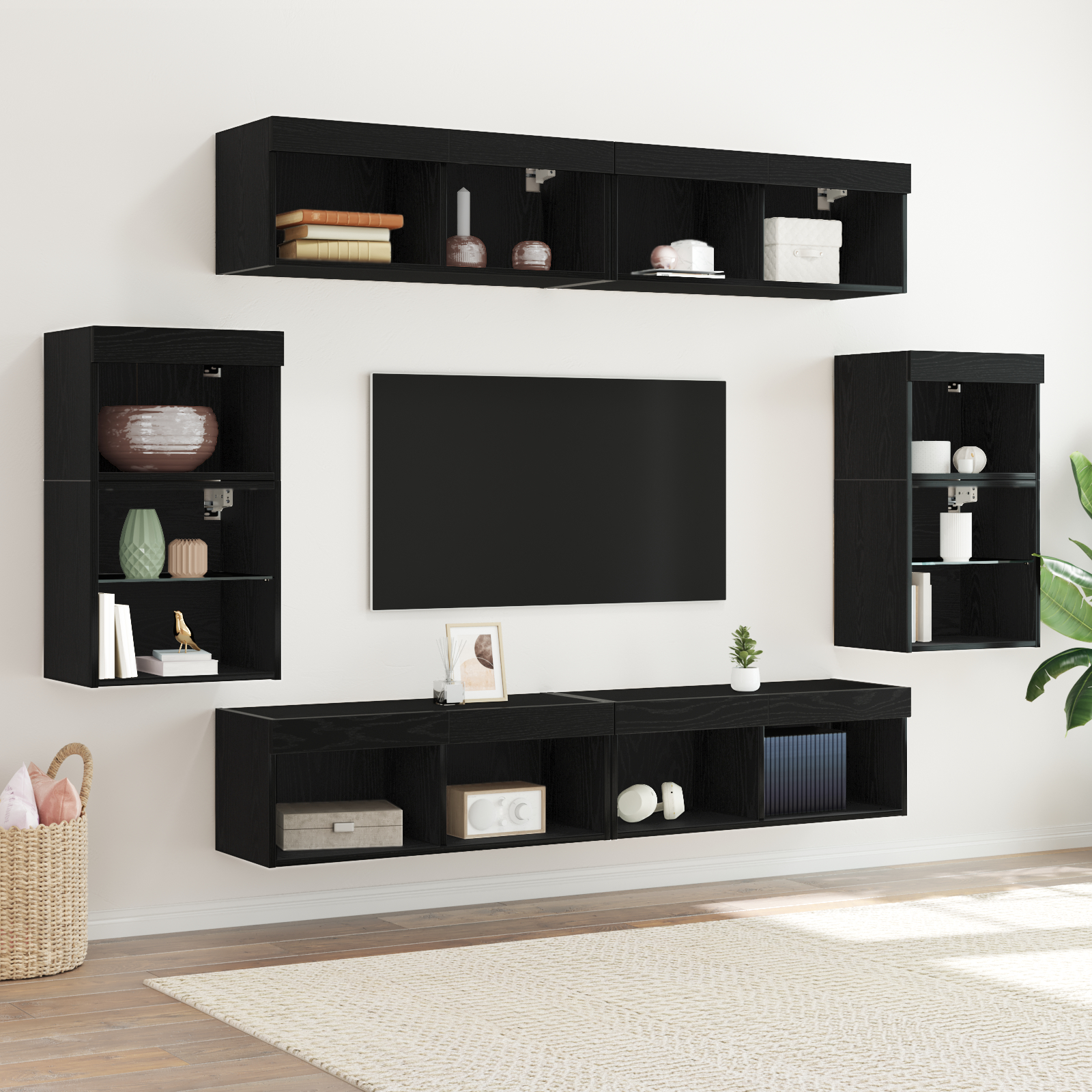 Raft suspendat vidaXL 2 buc Stejar negru 40x28,5x40 cm din lemn ingineresc Raft suspendat vidaXL 2 buc Stejar negru 40x28,5x40 cm din lemn ingineresc