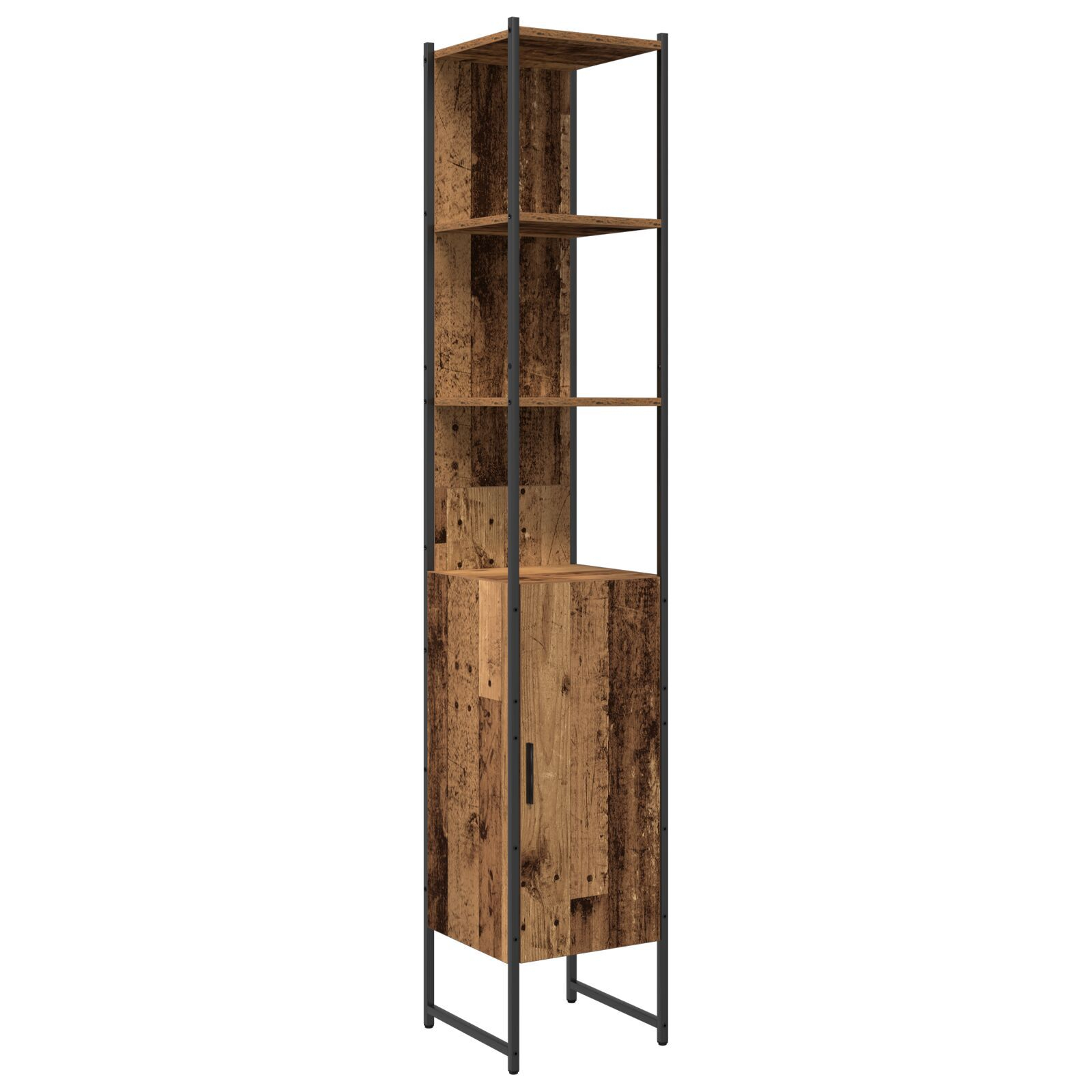 vidaXL Set Mobilier pentru Baie 4 Piese Lemn Uzat