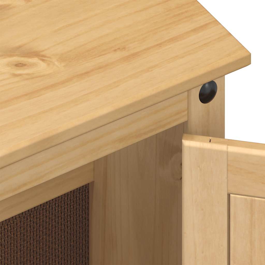 vidaXL Set mobilier de baie „Corona”, 2 piese, lemn masiv de pin vidaXL Set mobilier de baie „Corona”, 2 piese, lemn masiv de pin