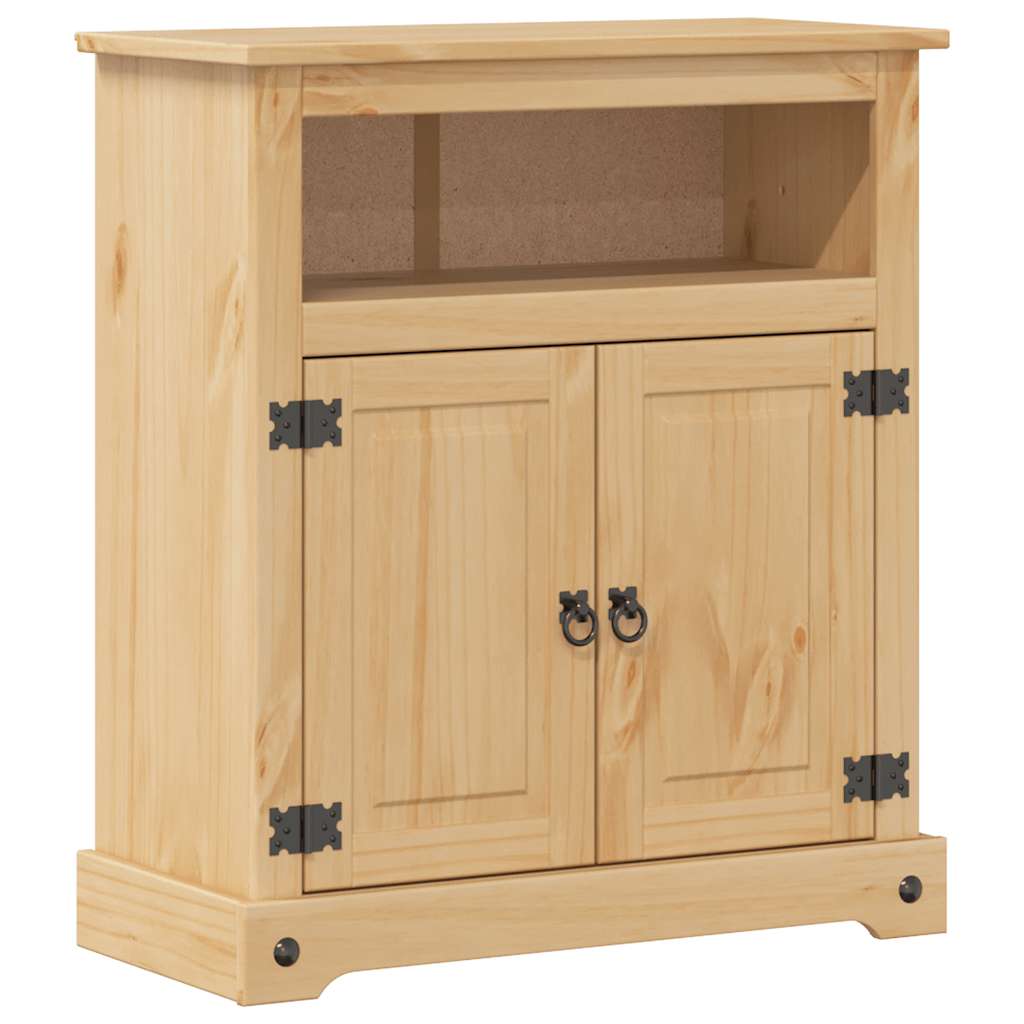vidaXL Set mobilier de baie „Corona”, 2 piese, lemn masiv de pin vidaXL Set mobilier de baie „Corona”, 2 piese, lemn masiv de pin