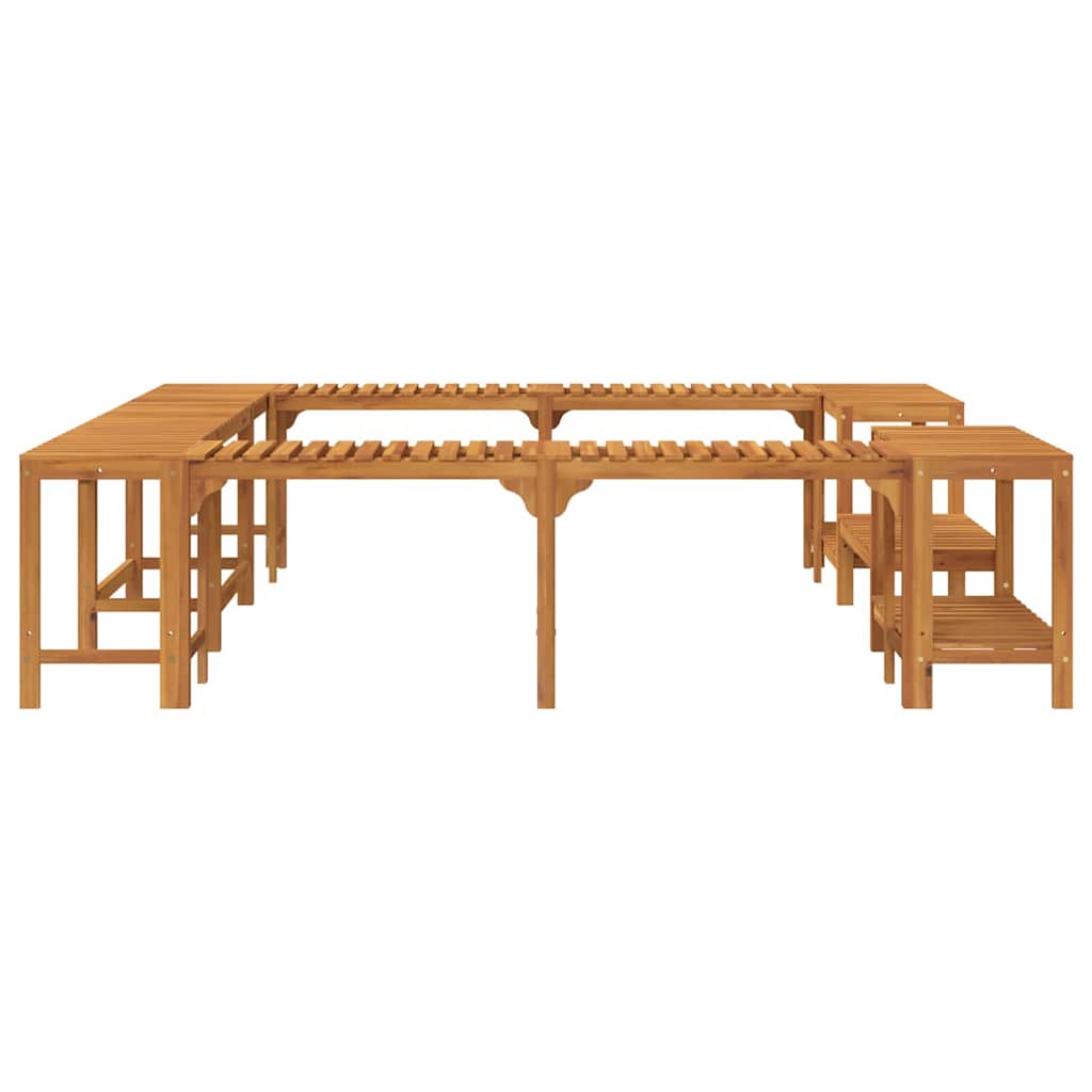 vidaXL Împrejmuire pentru Cadă cu Hidromasaj Maro 230 x 230 cm vidaXL Împrejmuire pentru Cadă cu Hidromasaj Maro 230 x 230 cm