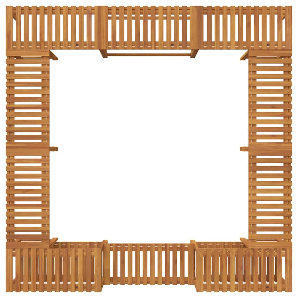 vidaXL Împrejmuire pentru Cadă cu Hidromasaj Maro 230 x 230 cm vidaXL Împrejmuire pentru Cadă cu Hidromasaj Maro 230 x 230 cm